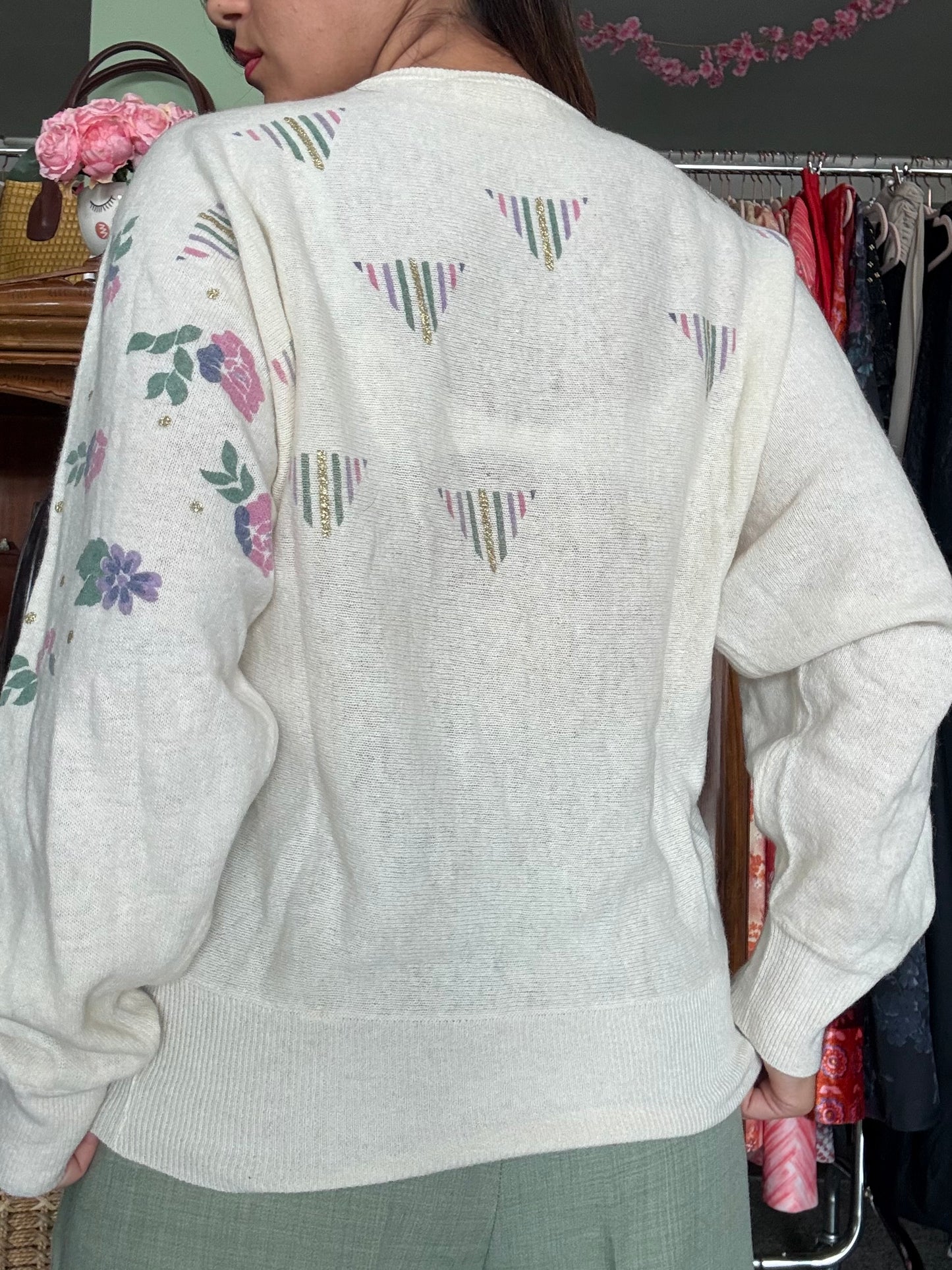 Pullover con ricami - TG. M/L