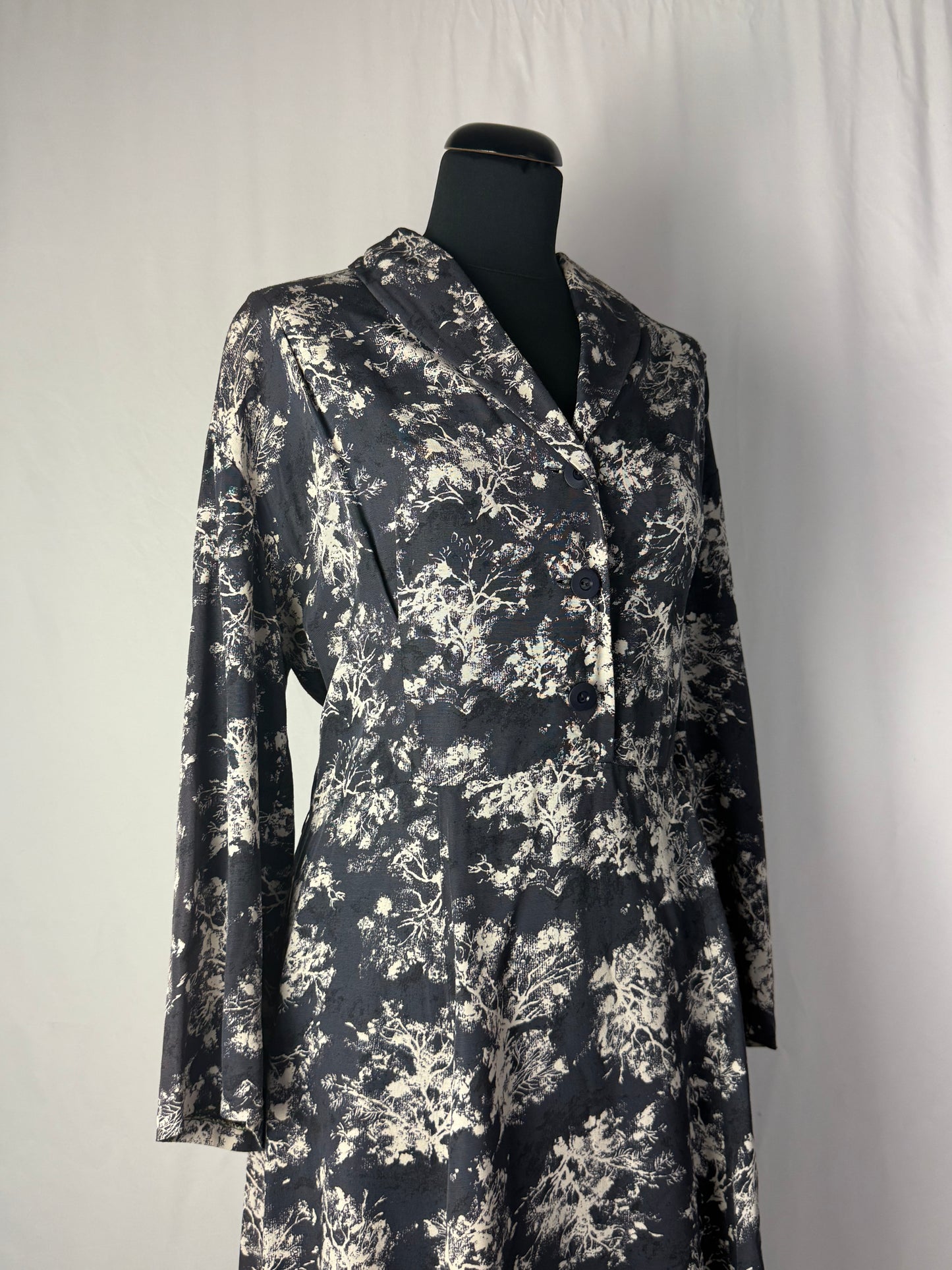 Abito anni ‘50 con fantasia toile de Jouy - TG. 52/54