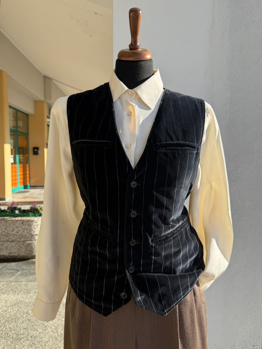 Gilet in velluto gessato - TG. 44/46