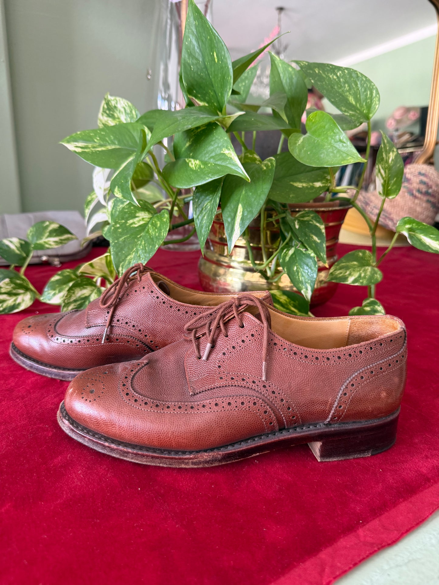 Stringate Brogue in Vera Pelle - NR. 36.5
