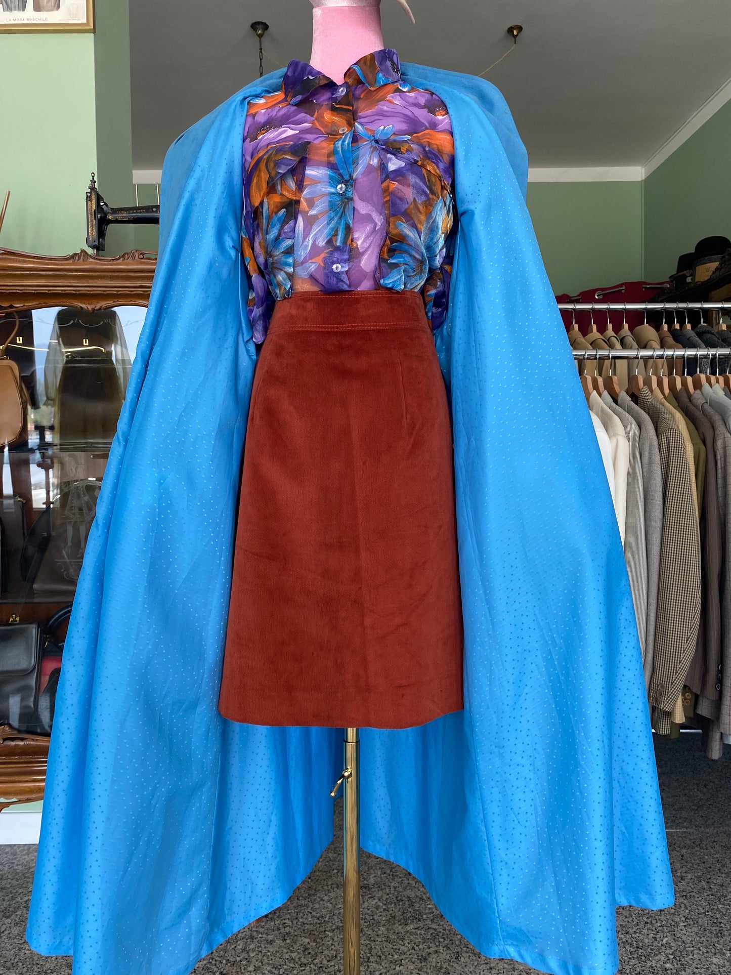 Soprabito in velour- TG. Curvy