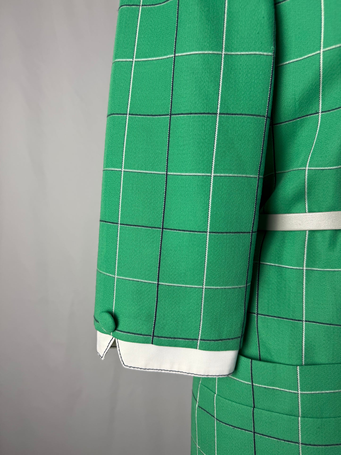 Abito in fresco lana con fantasia a quadri - TG. 42 circa