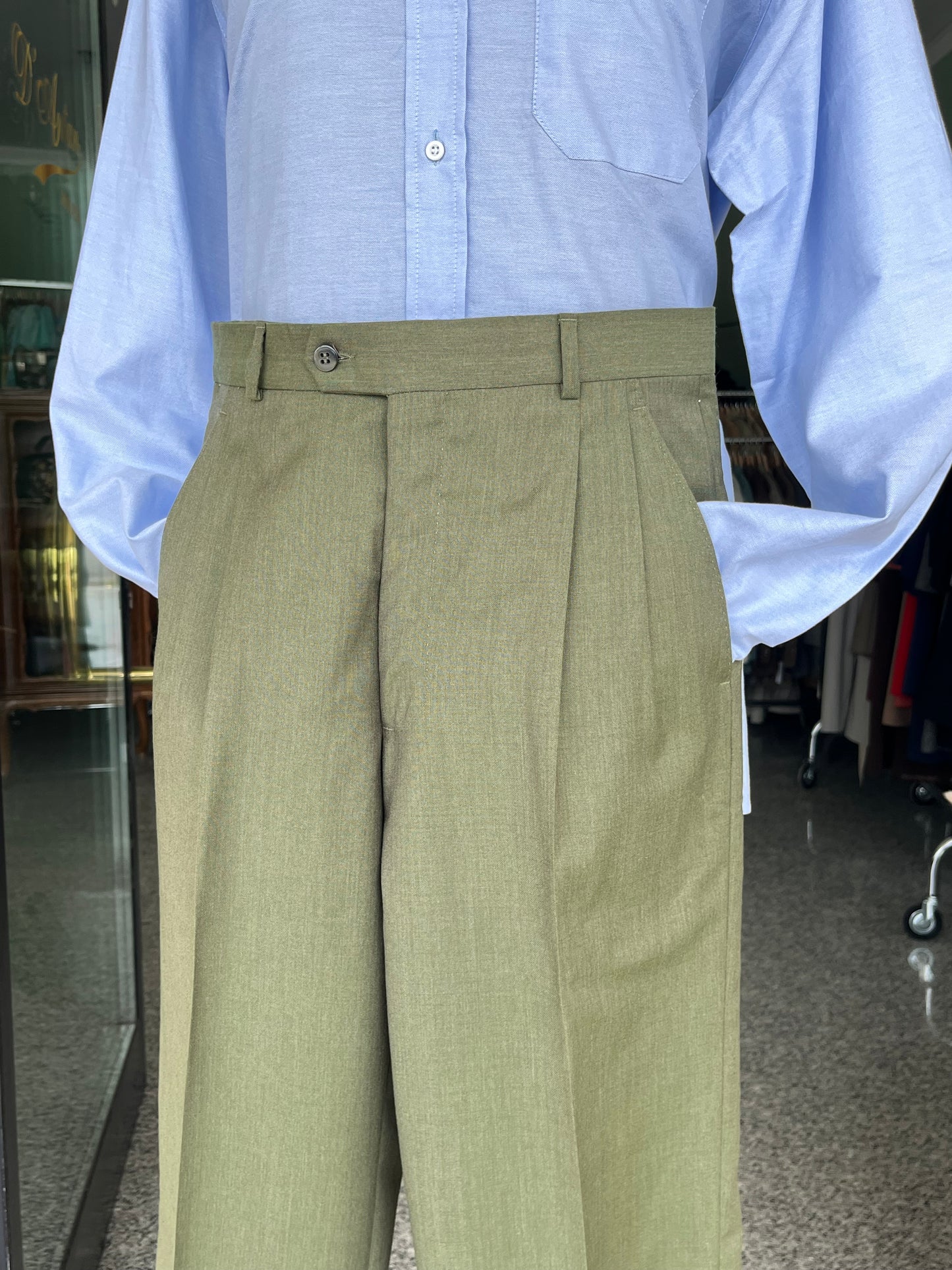 Calzoni fresco di lana NOS tg. 46