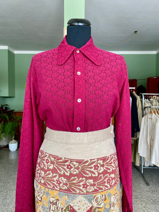 Camicia color vinaccia - TG. 42/44 circa