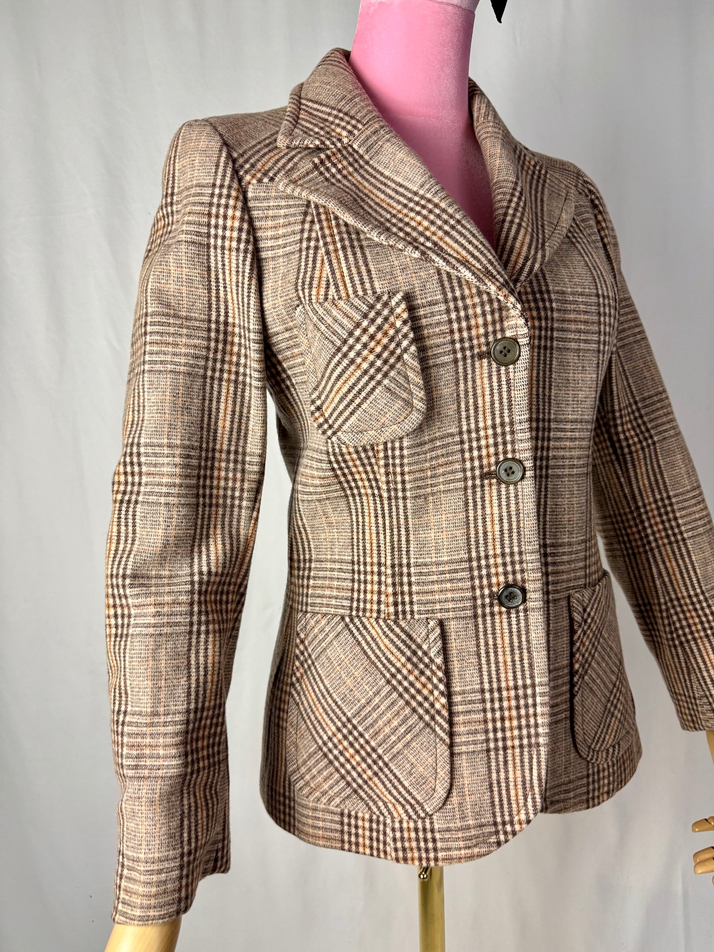 Giacca anni ‘70 Principe di Galles - TG. 38