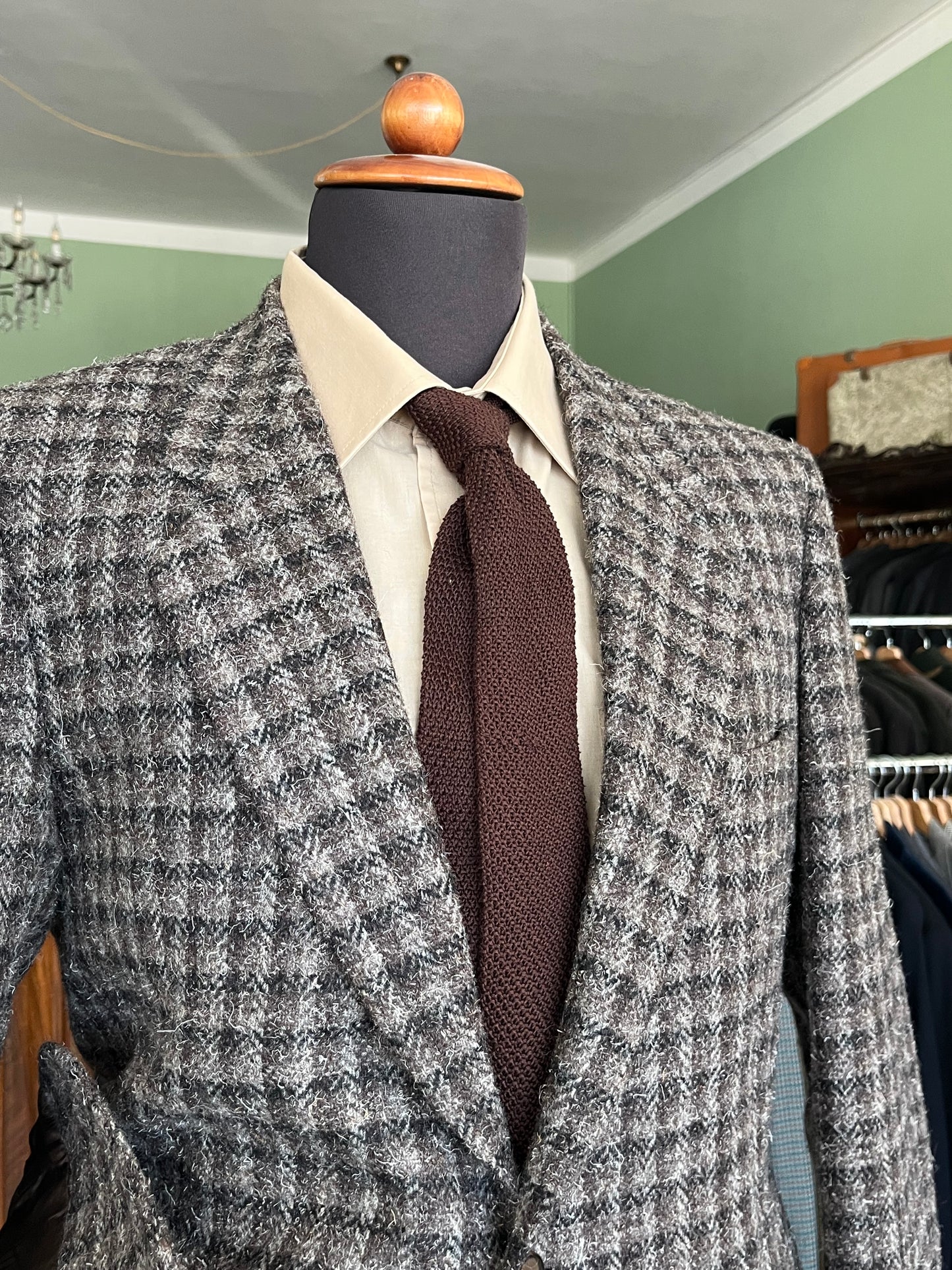 Giacca anni ‘80 tweed tg. 46-48
