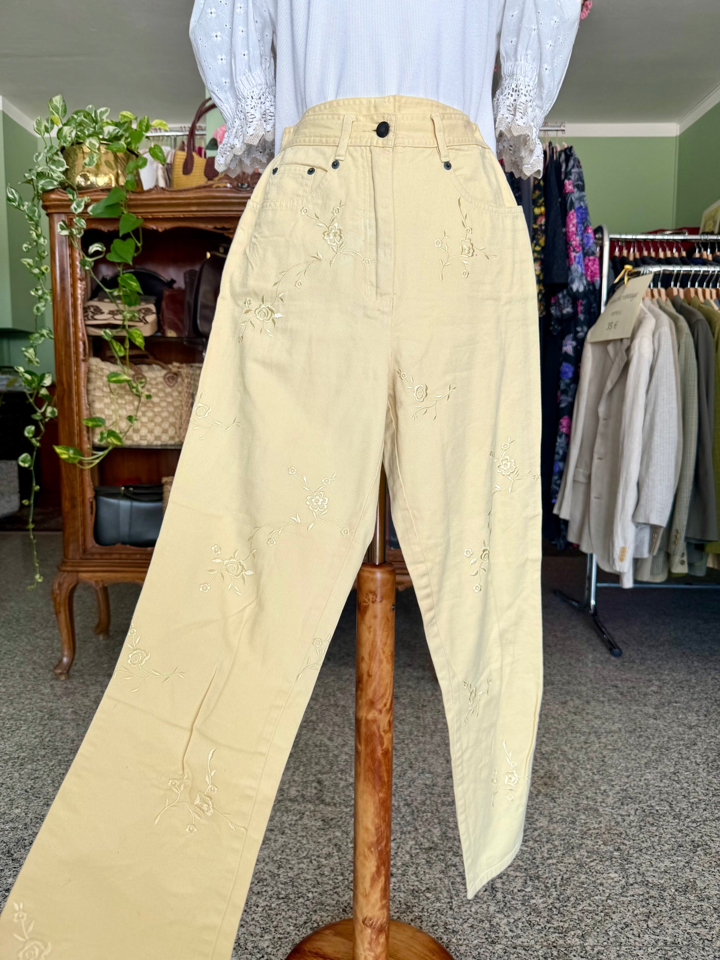 Pantaloni con ricami - TG. 38