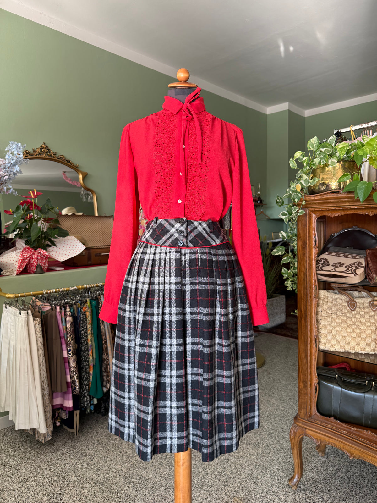 Gonna tartan in pura lana - TG. 38/40
