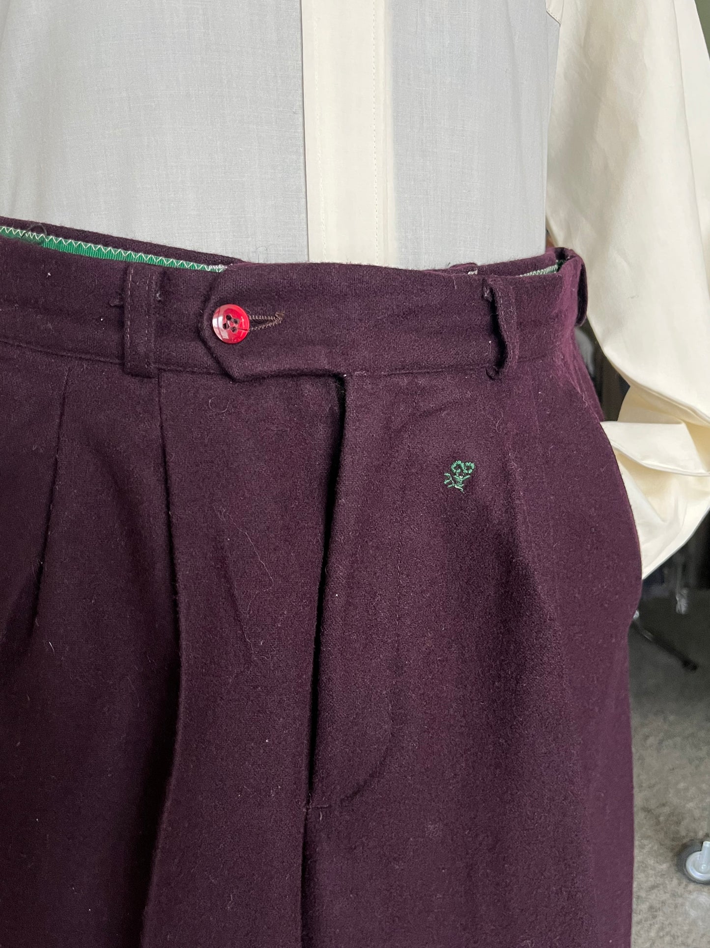 Calzoni anni ‘80 flanella tg. 46-48