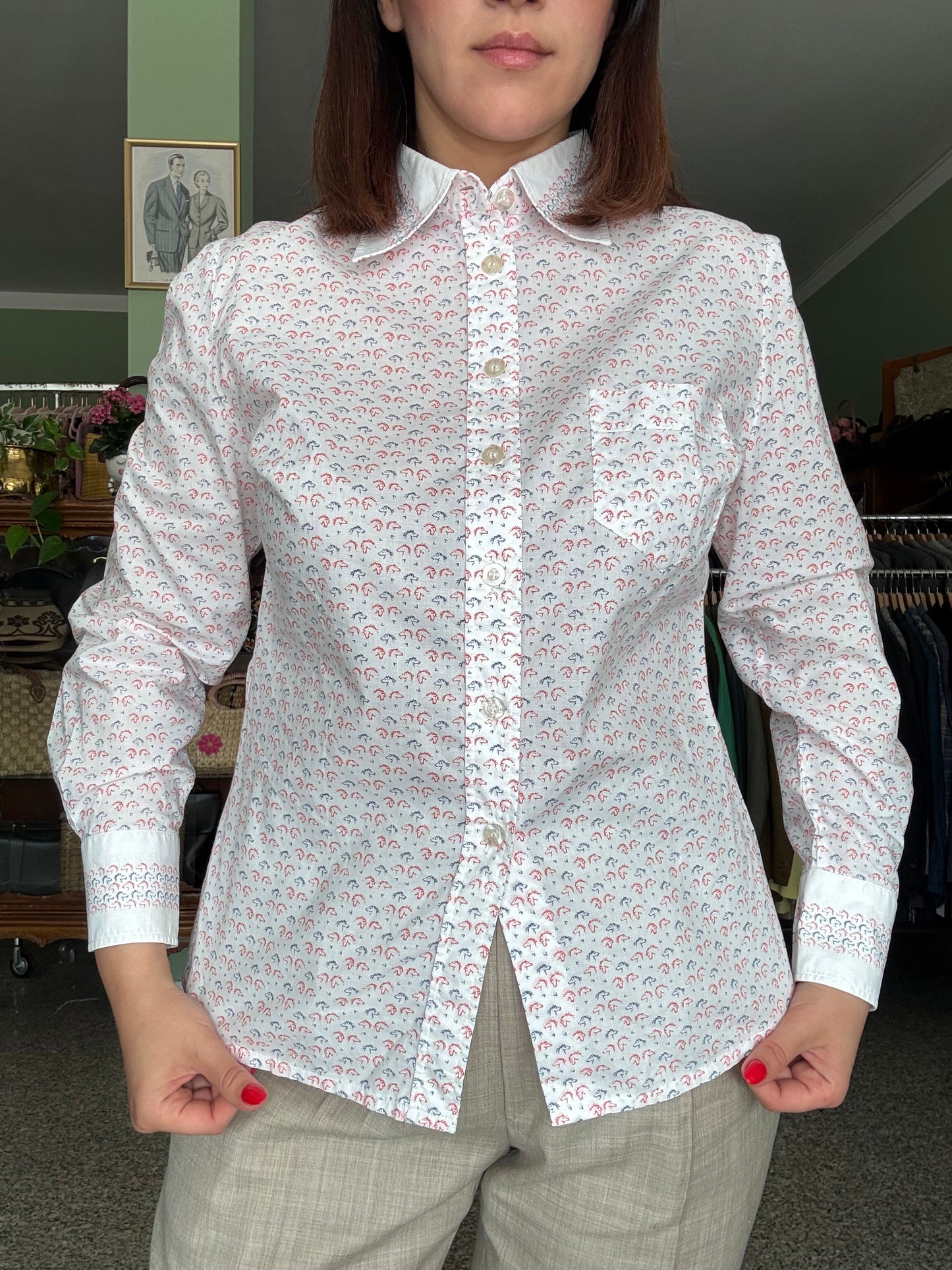 Camicia con cavalli 🐴 - TG. 40/42