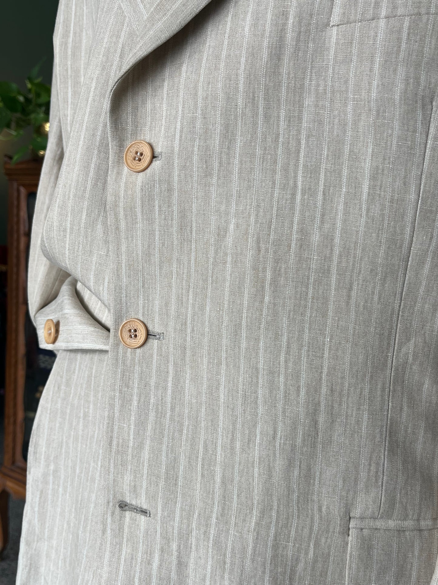 Completo in lino anni '90 tg. 60-62