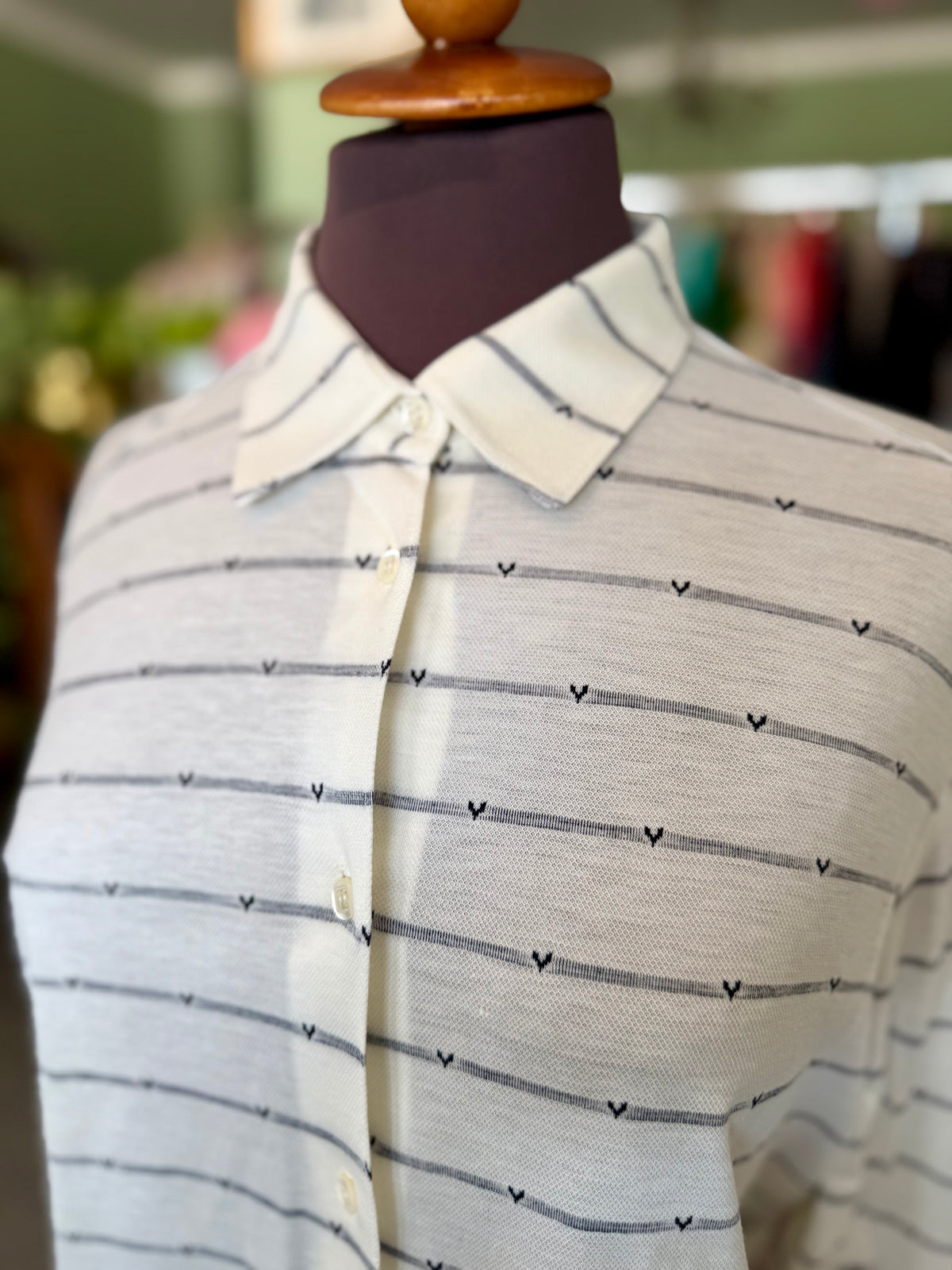 Camicia classica con micro fantasia - TG. 44