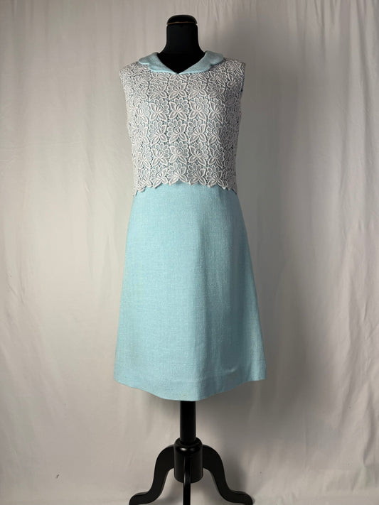 Abito anni ‘60 azzurro pastello - TG. 42