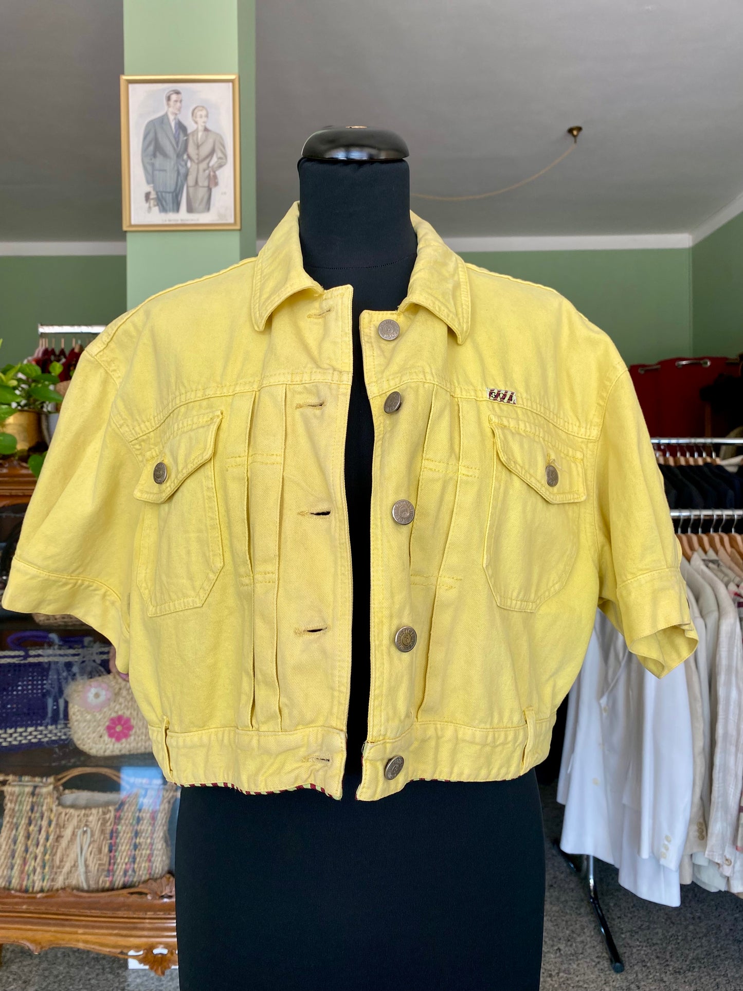 Completo denim giallo anni ‘90 - TG. 38