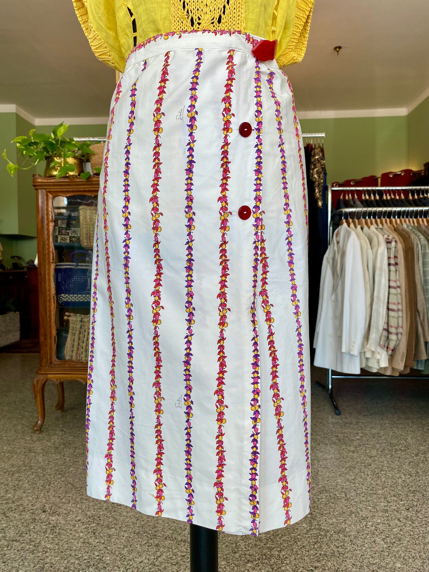 Gonna sartoriale realizzata con tessuto Emilio Pucci - TG. 48/50