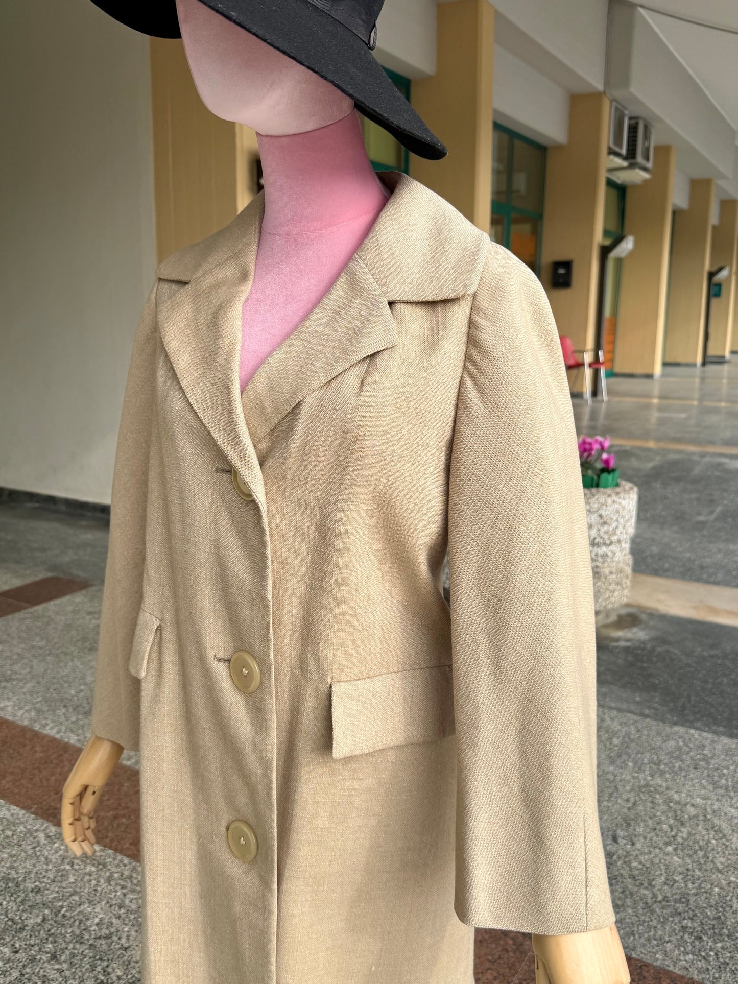 Cappotto anni ‘60 beige - TG. 44