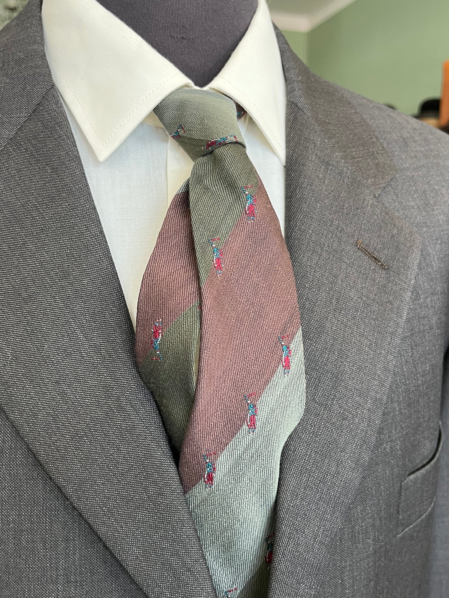 Cravatta anni ‘80 regimental