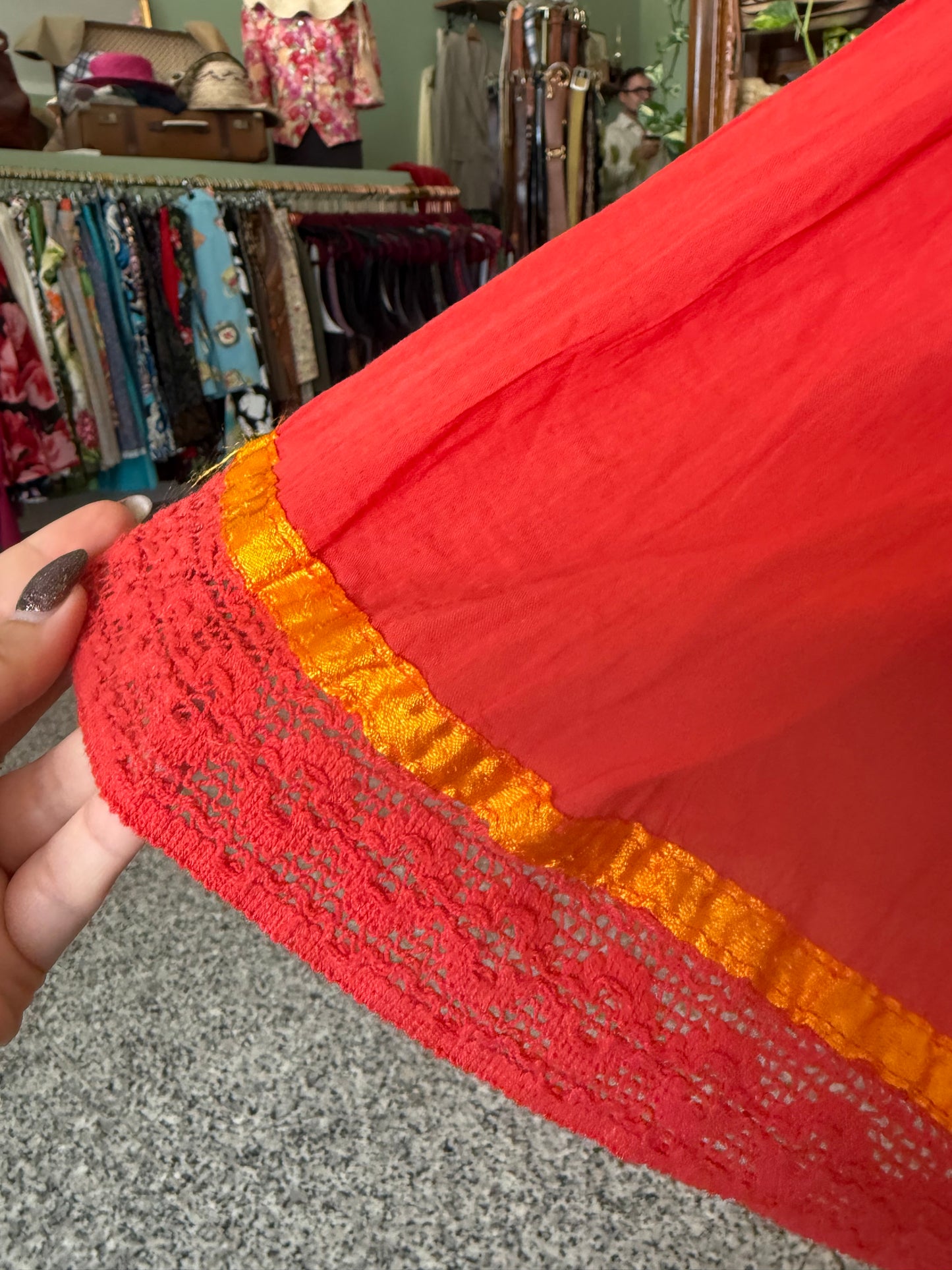 Abito multicolor in cotone - TG. 40/42