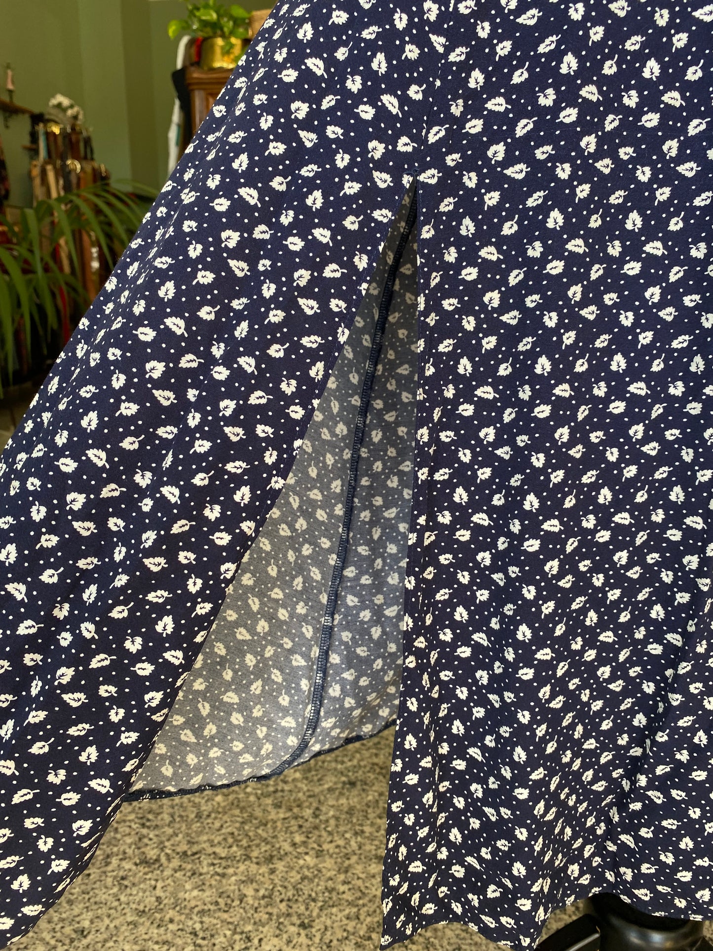 Abito in viscosa con microfantasia - TG. 46