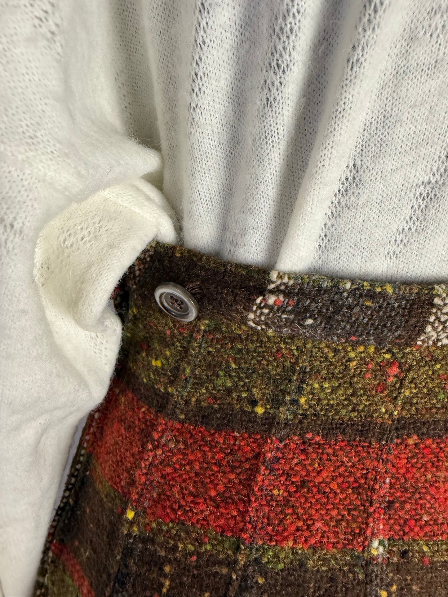 Gonna scozzese anno ‘70 in lana pesante - TG.