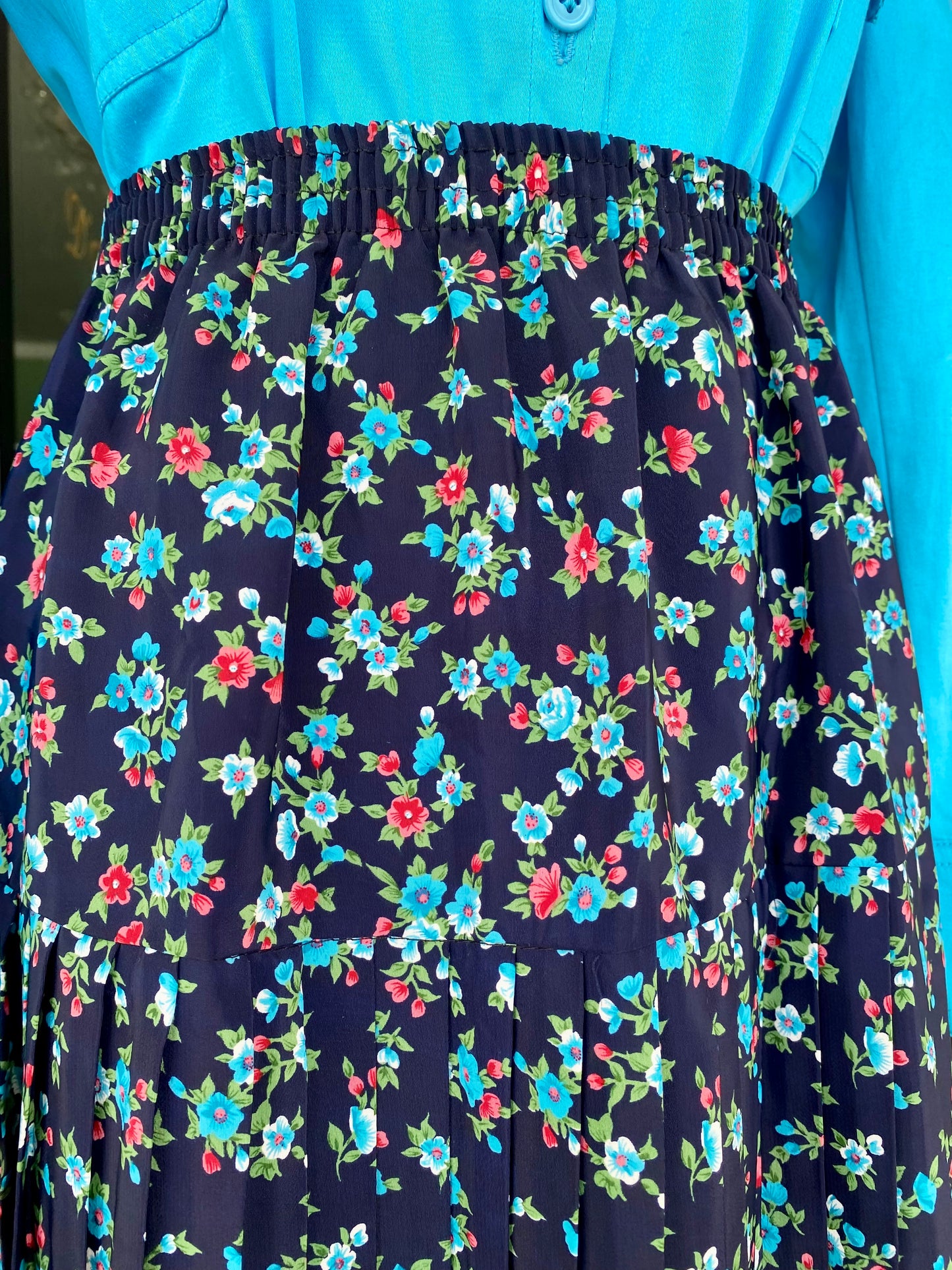 Gonna anni ‘80 stampa floreale - TG. 38/40