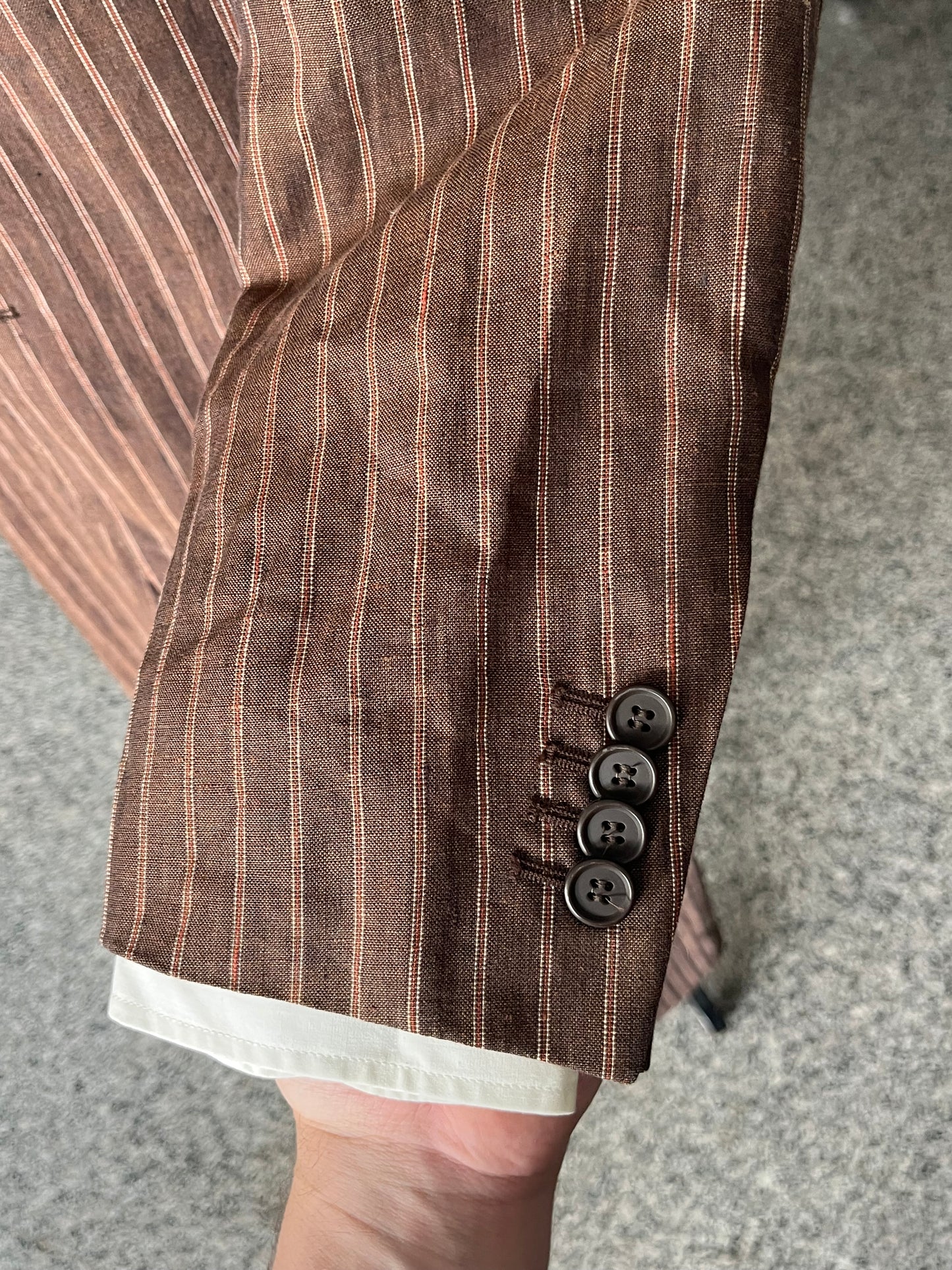 Completo in lino anni '90 tg. 46-48