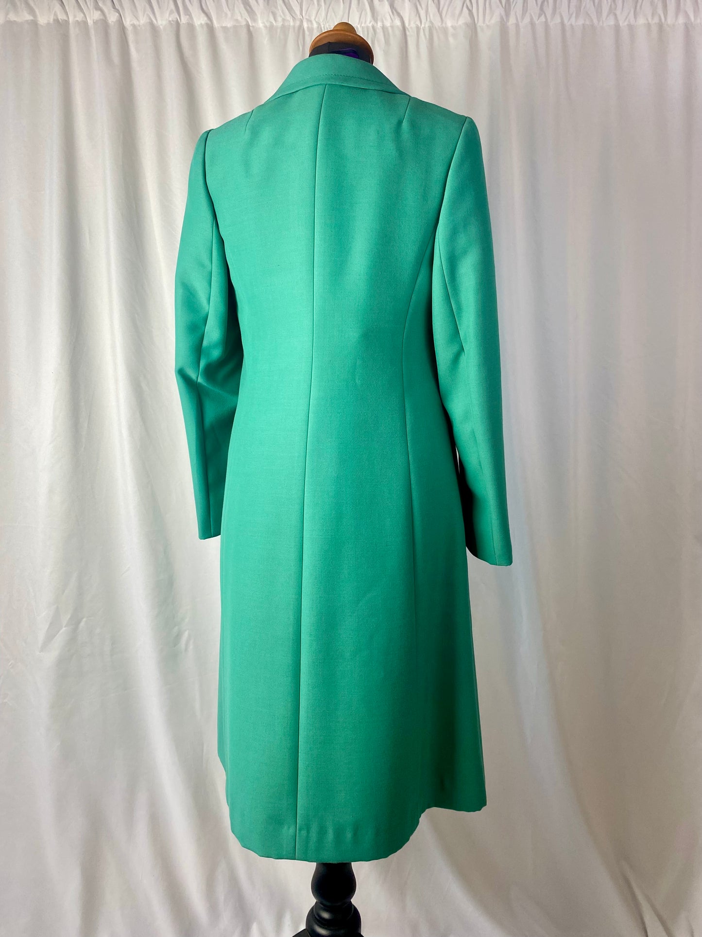 Cappotto anni ‘70 acquamarina - TG. 40