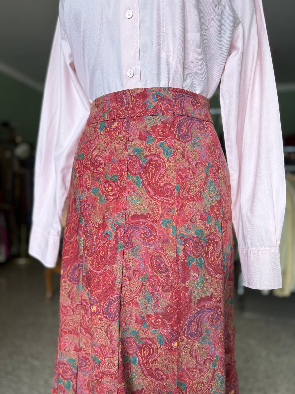 Gonna lunga fantasia paisley - TG. 46