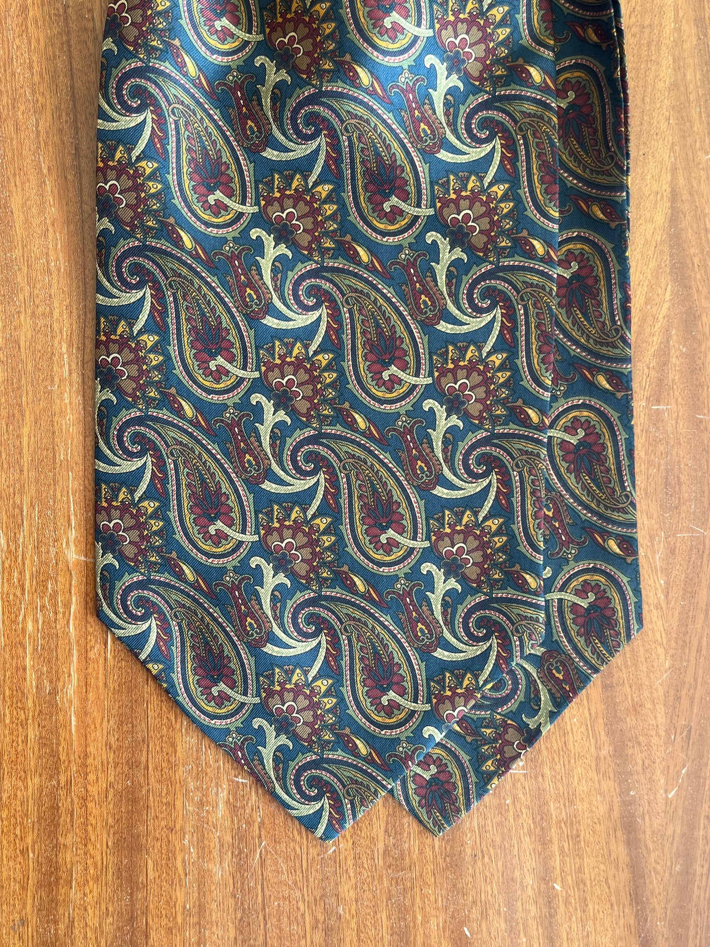 Ascot seta fantasia paisley