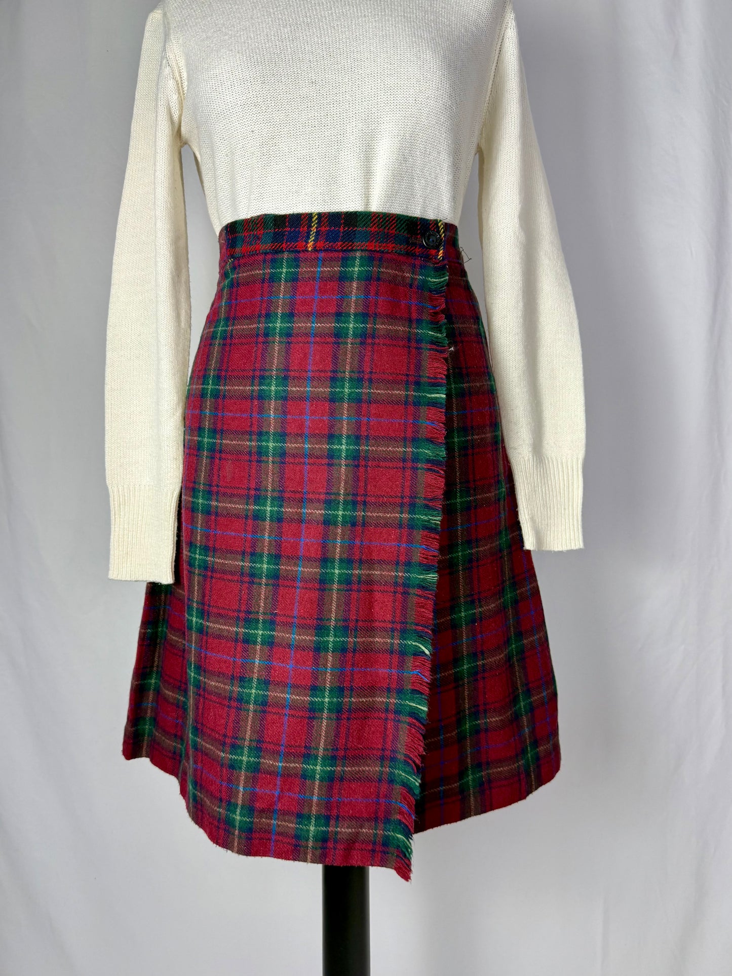 Gonna in lana fantasia tartan - TG. 42