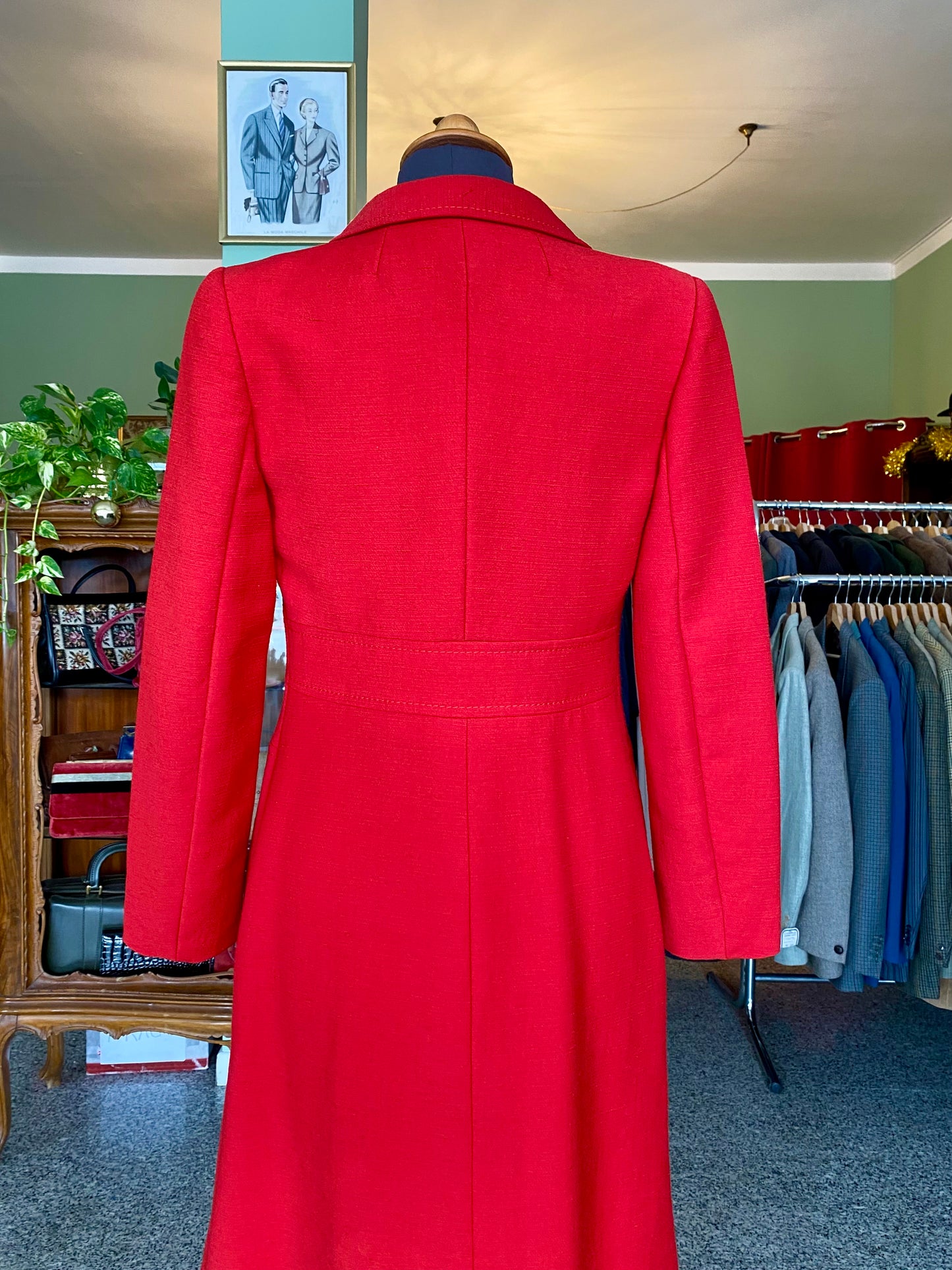 Cappotto rosso anni ‘60 Cori - TG. 38