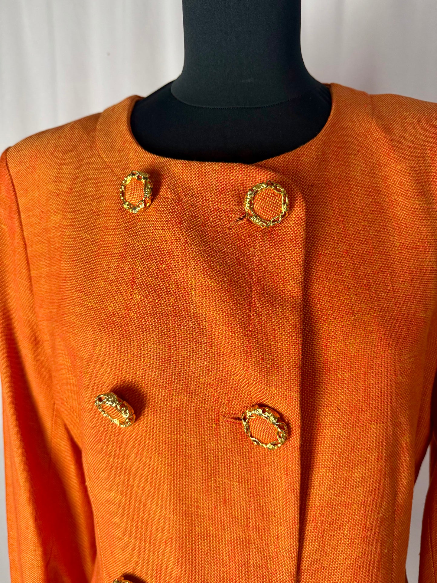 Tailleur arancione anni ‘80/‘90 - TG. 42/44