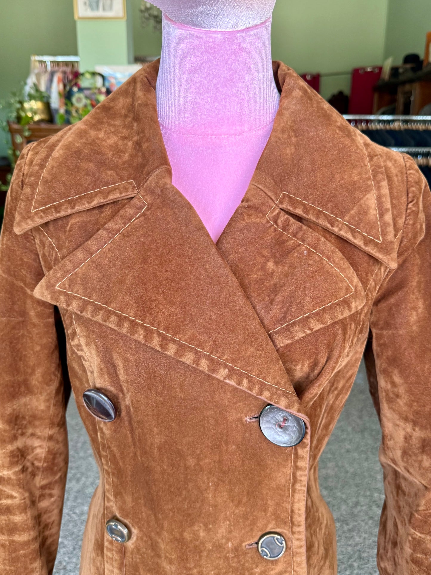 Cappotto in camoscio anni ‘70 - TG. 40