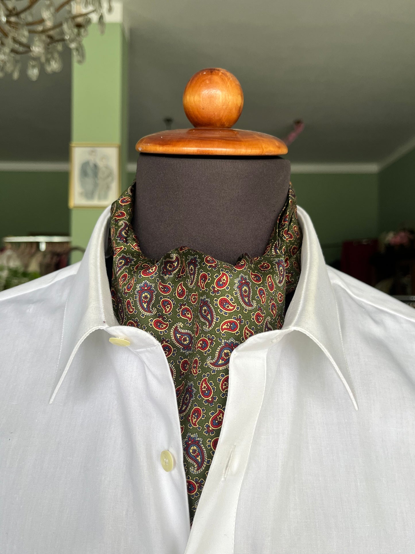 Ascot seta fantasia paisley