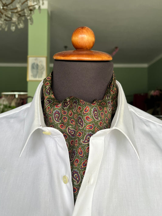 Ascot seta fantasia paisley