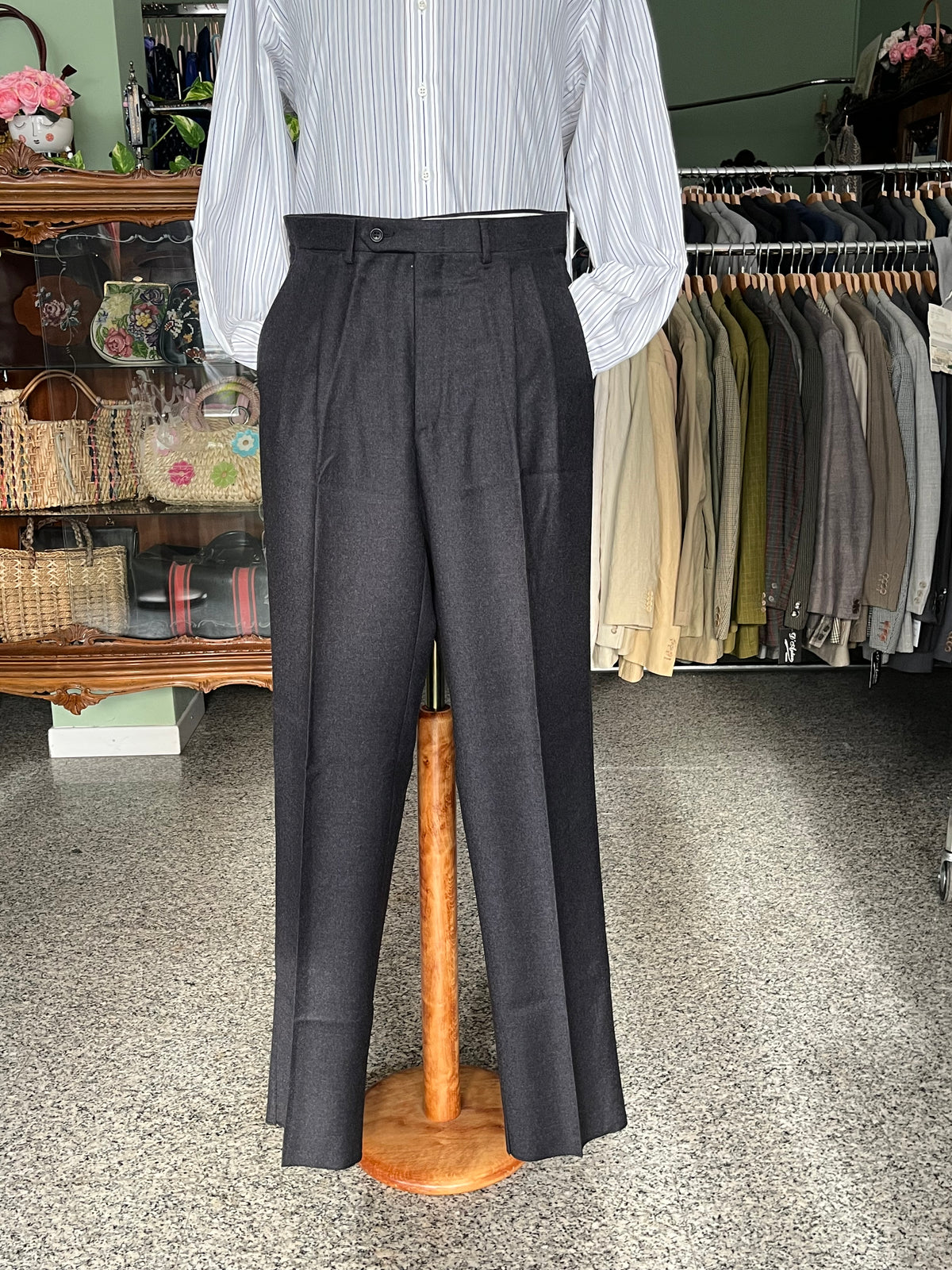 Calzoni Canali cashmere anni ‘80 NOS tg. 48