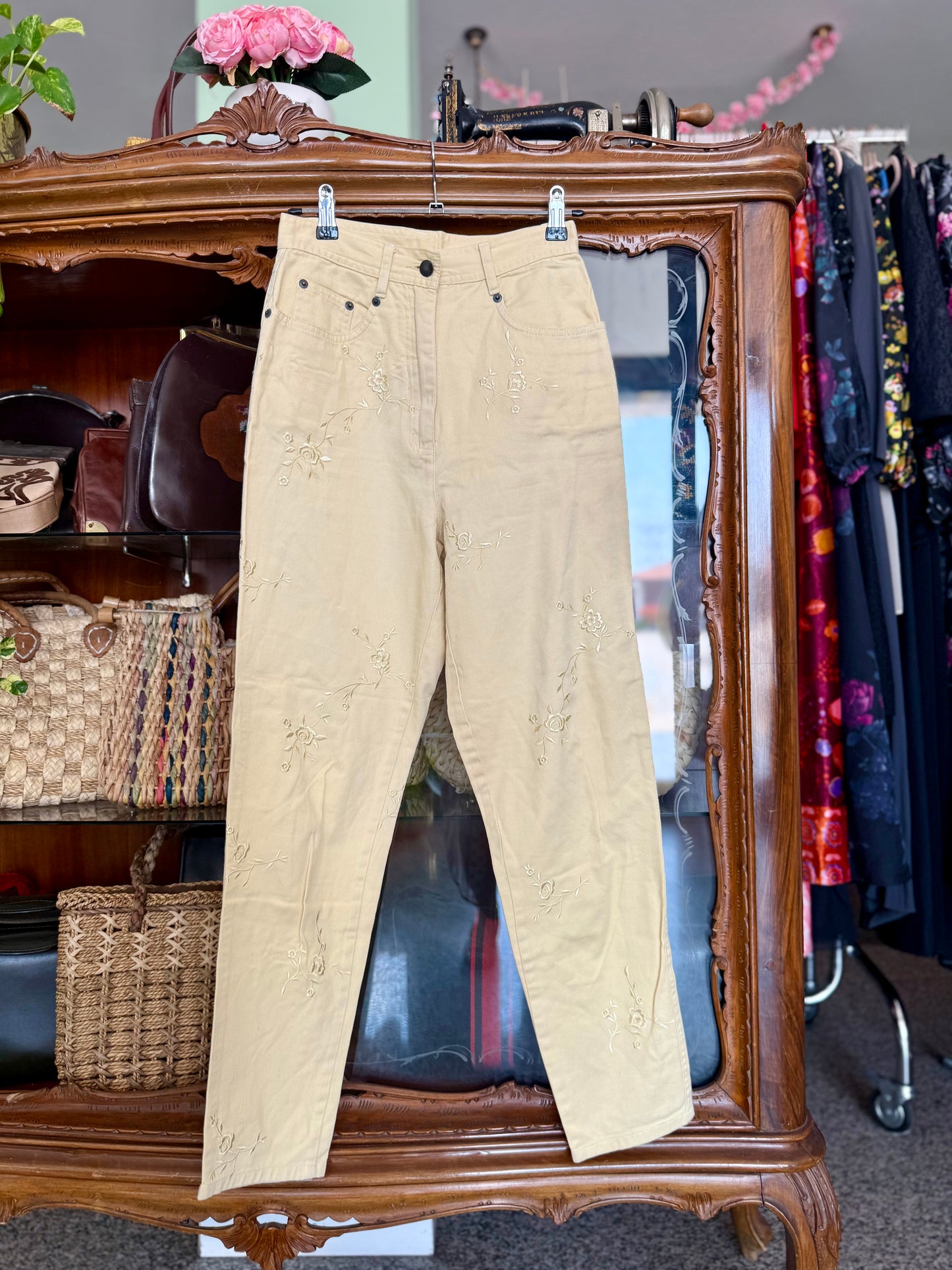 Pantaloni con ricami - TG. 38