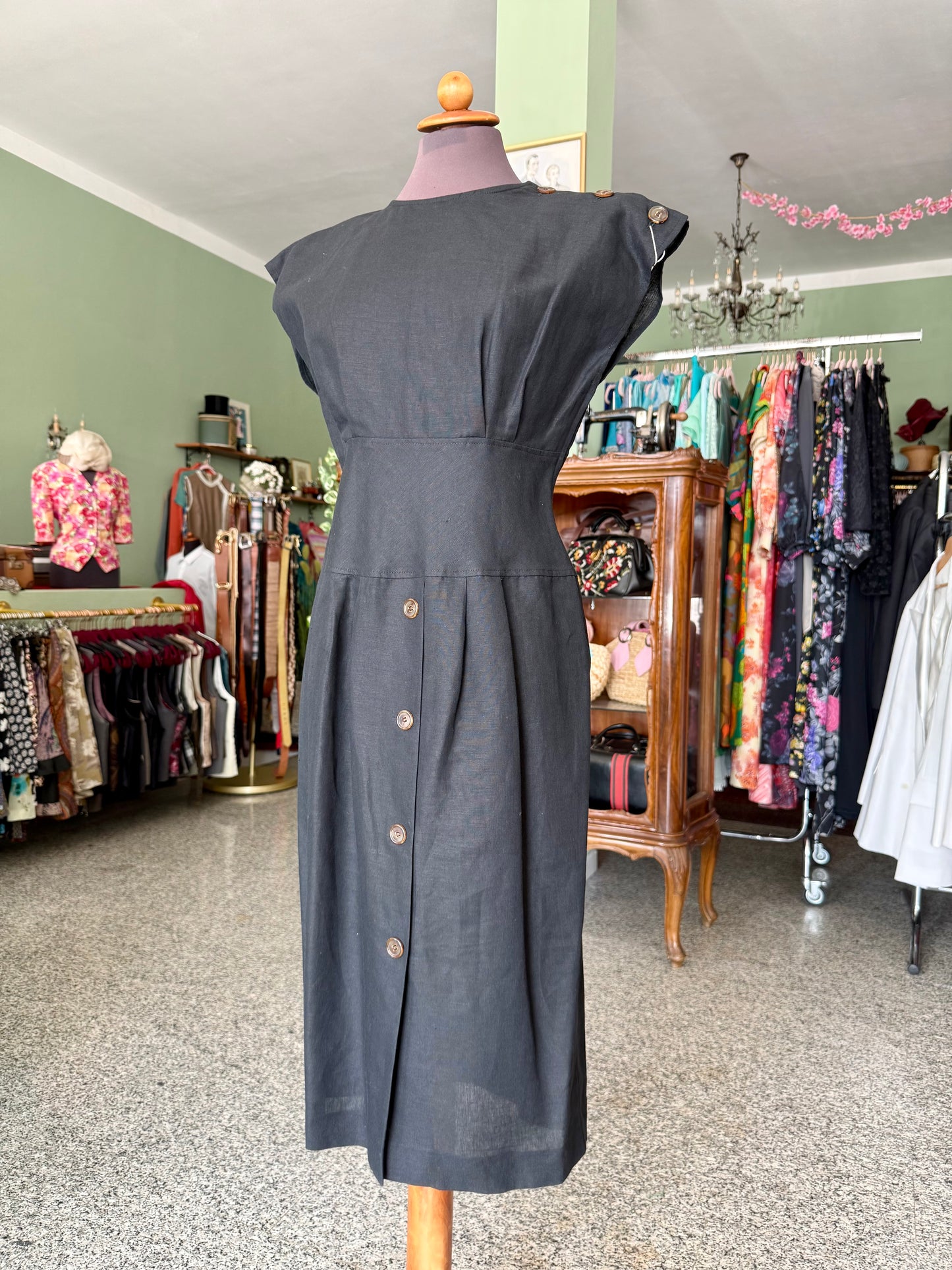 Abito lino e cotone - TG. 40/42