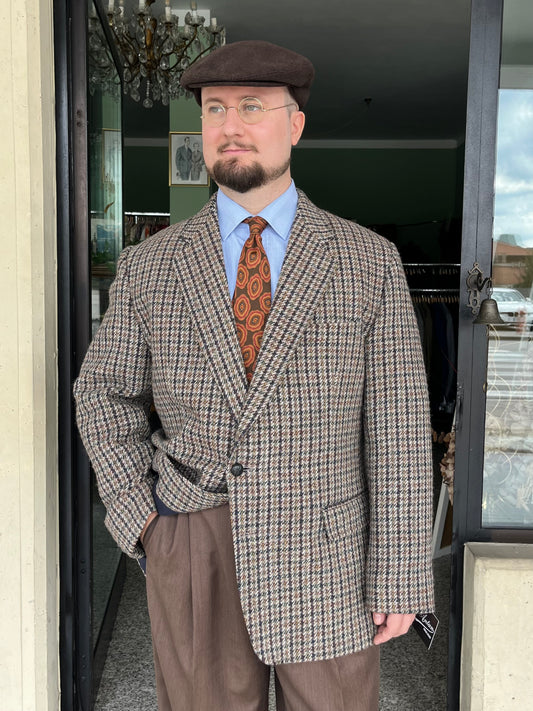 Giacca anni ‘80 Harris Tweed tg. 58