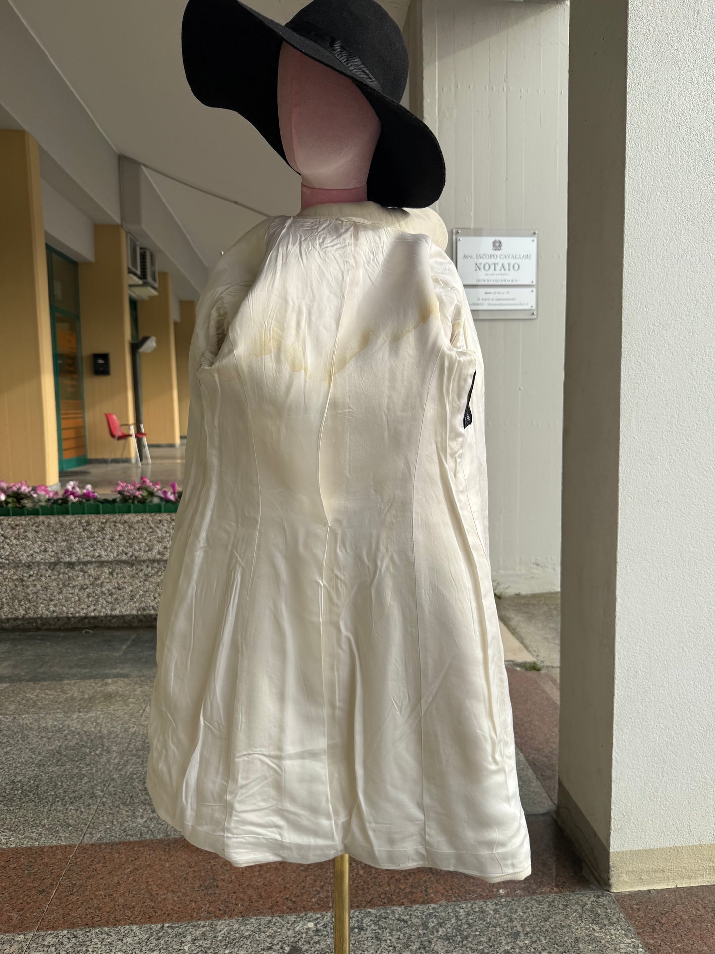 Cappotto anni ‘60 panna - TG. 36/38