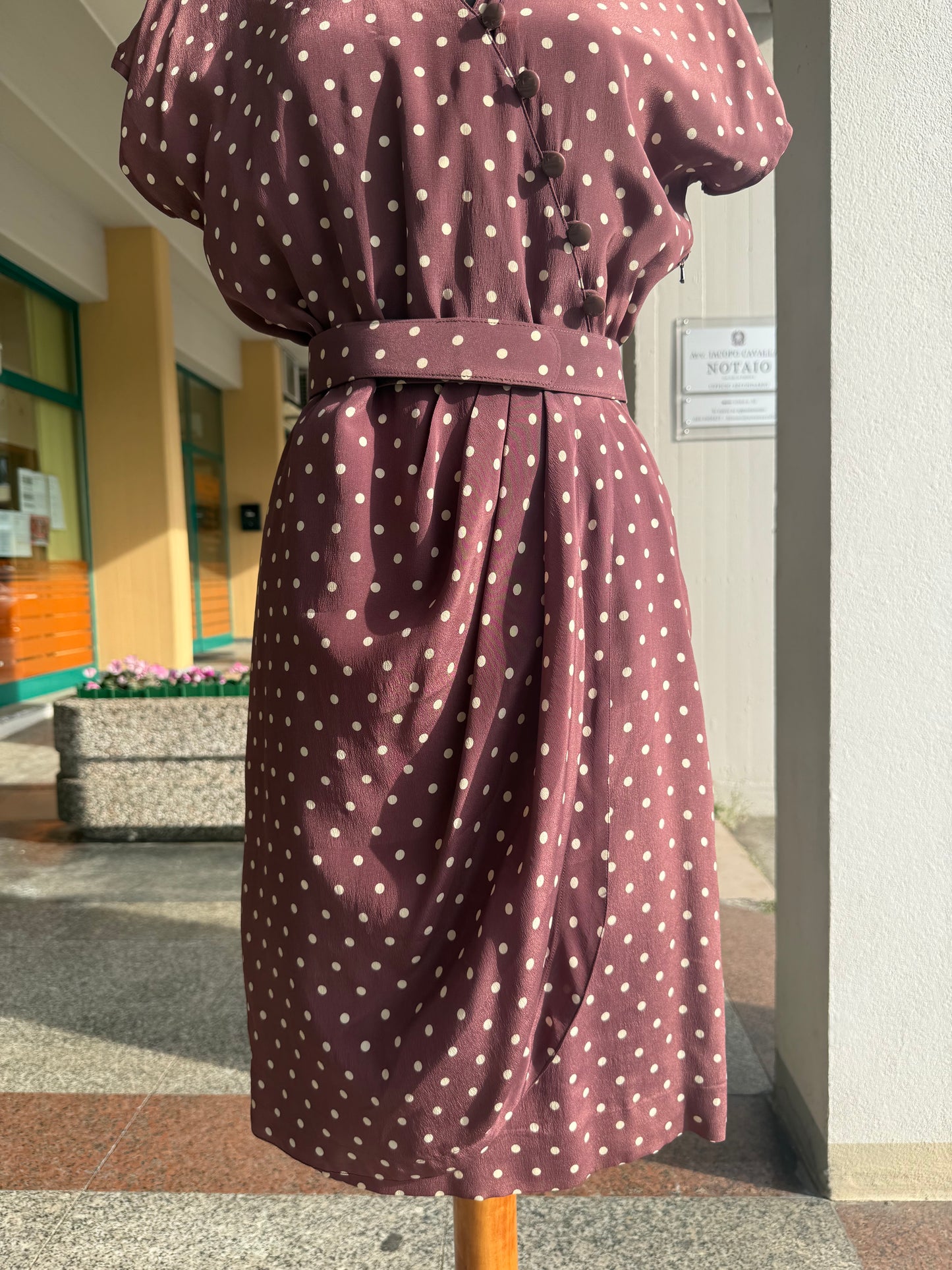 Abito anni ‘80 a pois - TG. 42