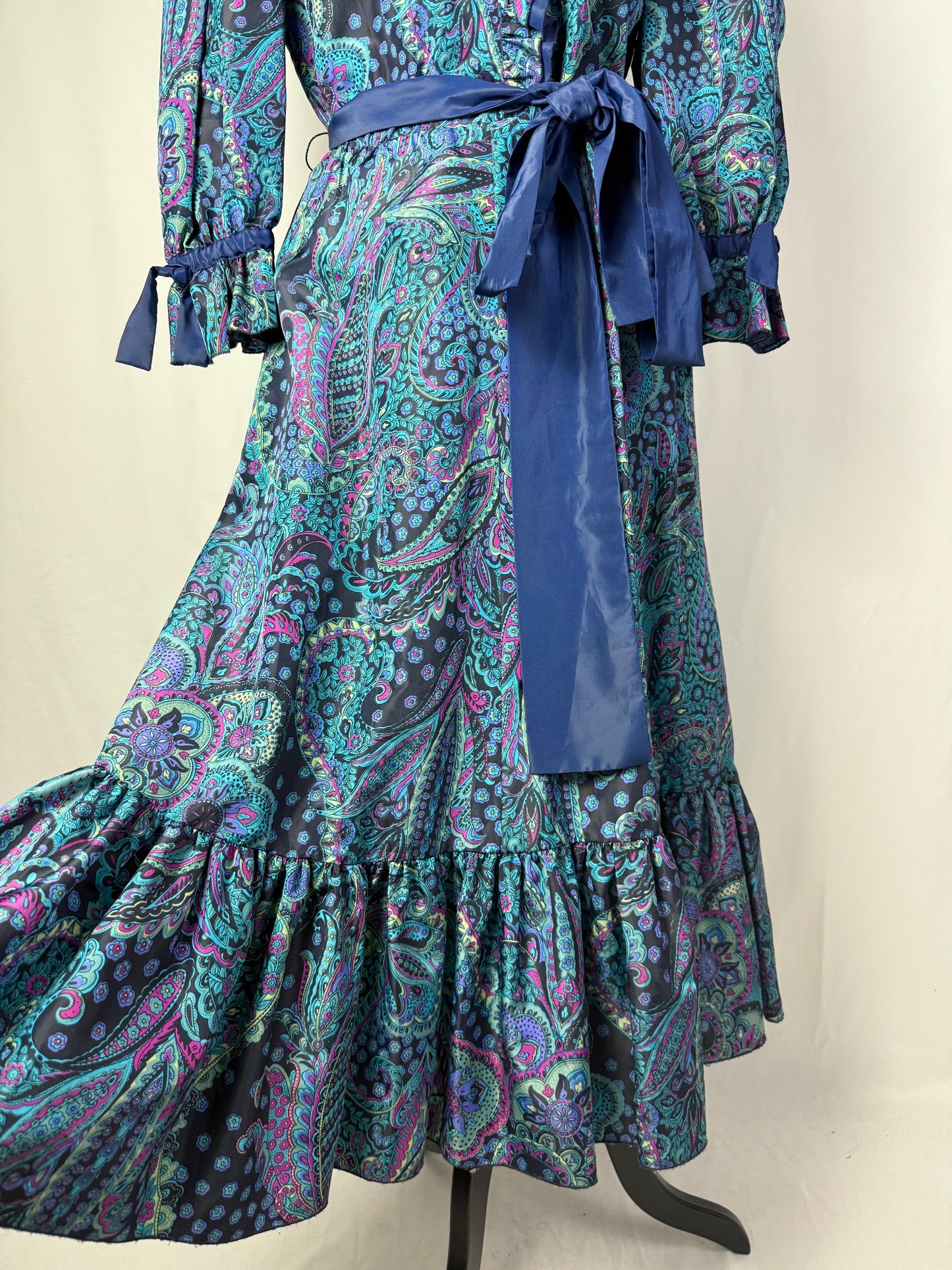 Abito anni ’80 con fantasia paisley - TG. 40/42