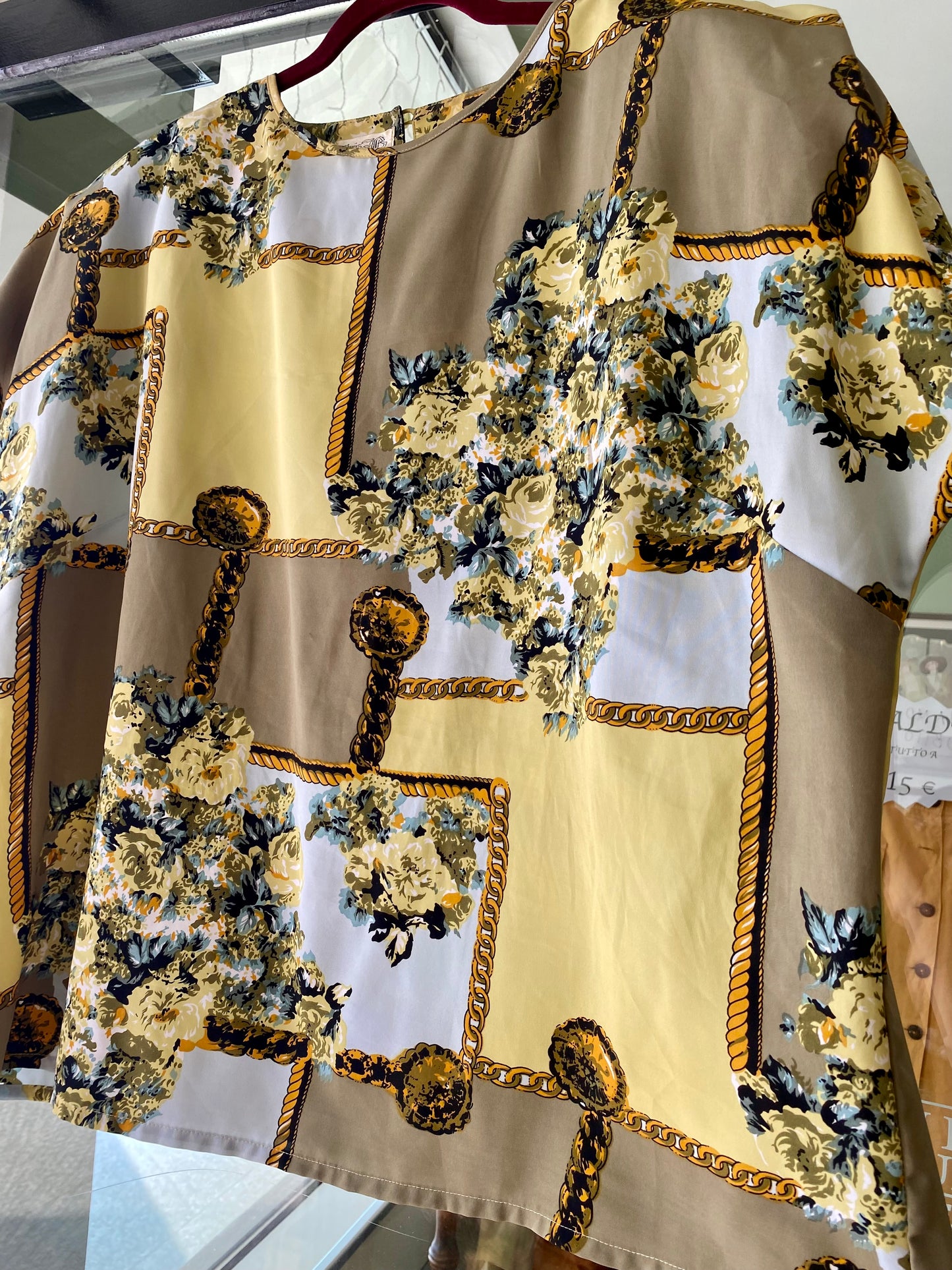 Camicia anni ‘80 barocca - TG. 48/50 circa