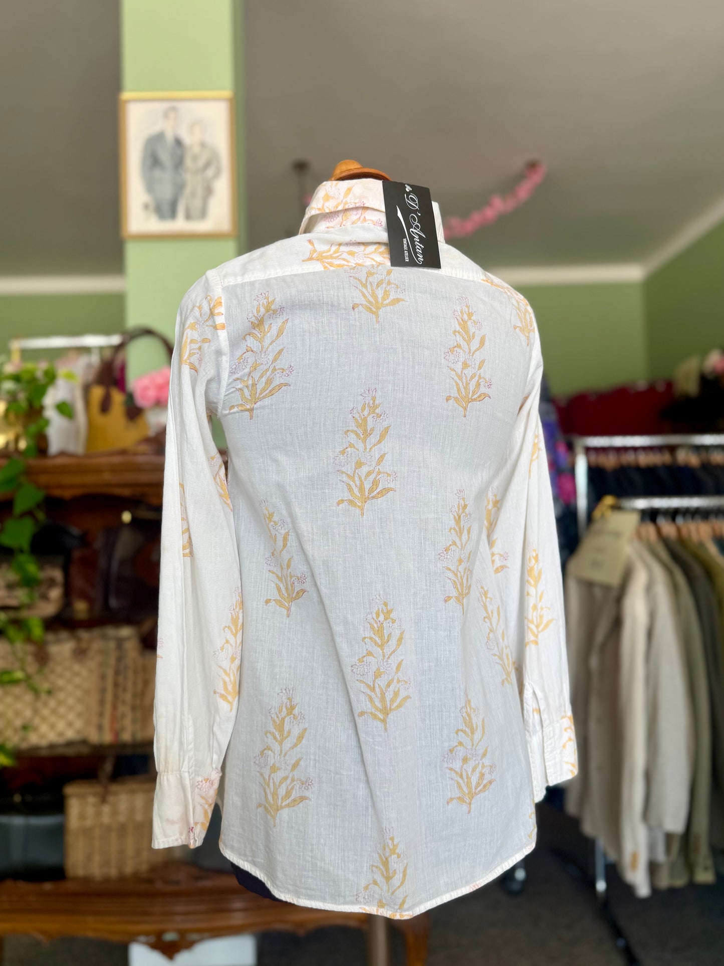 Camicia anni ‘70 in mussola di cotone - TG. 38
