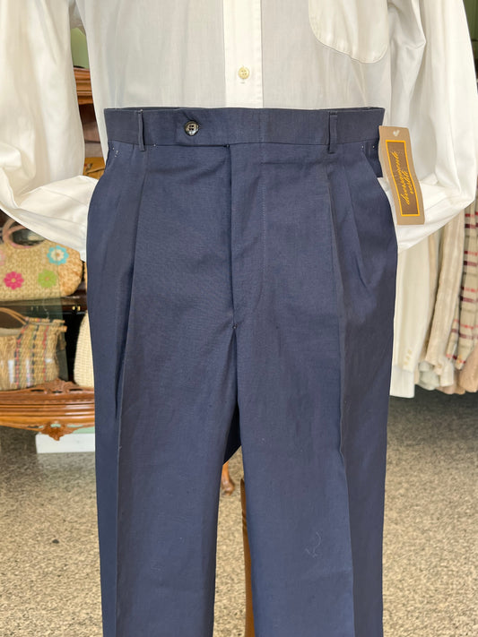 Calzoni in lino/cotone NOS tg. 46