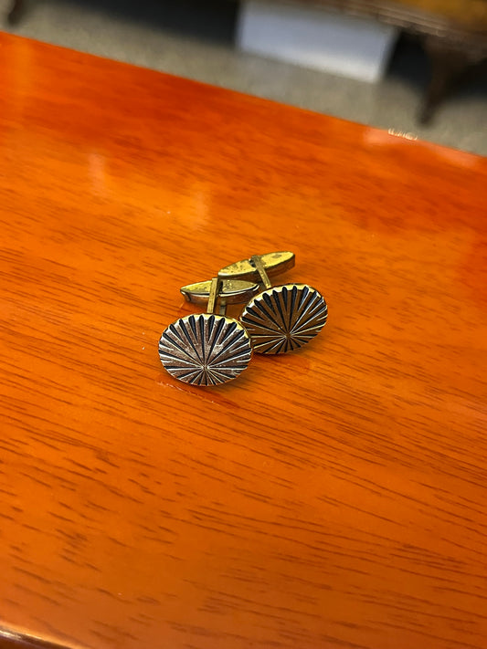 Gemelli dorati ovali