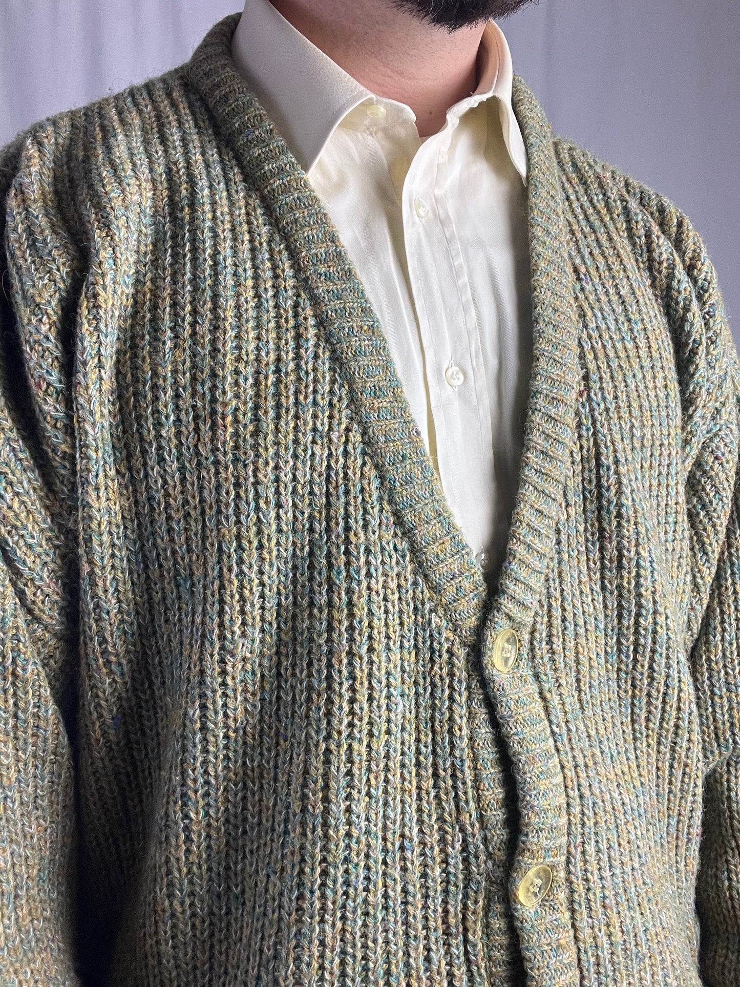 Cardigan anni '80 XXL-3XL