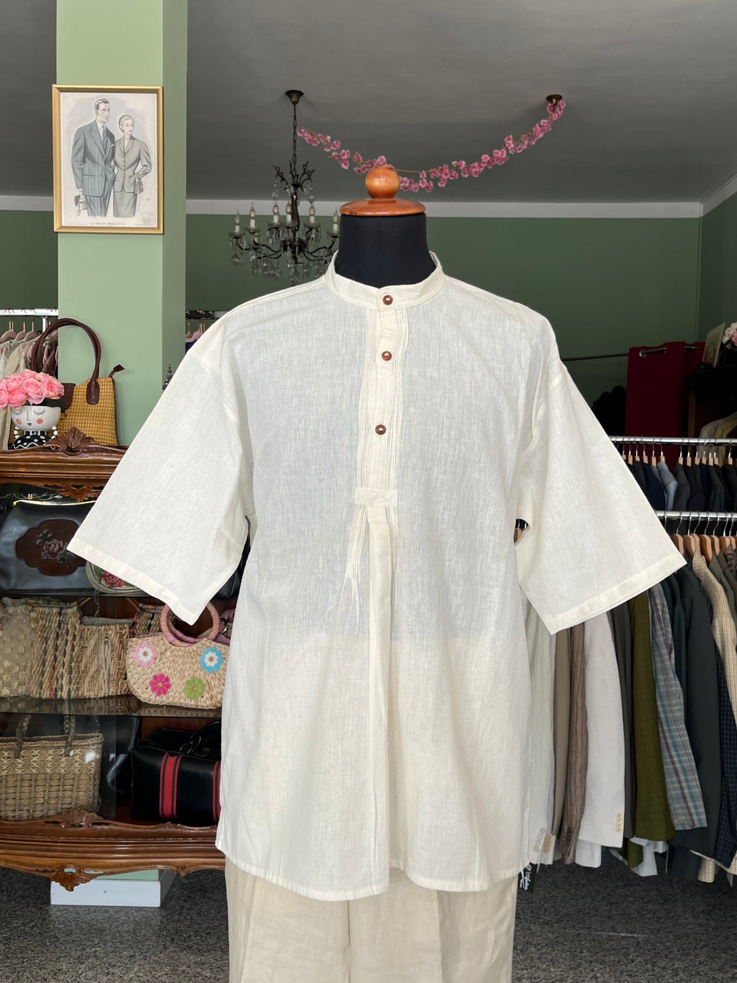 Camicia a maniche corte tg. M-L