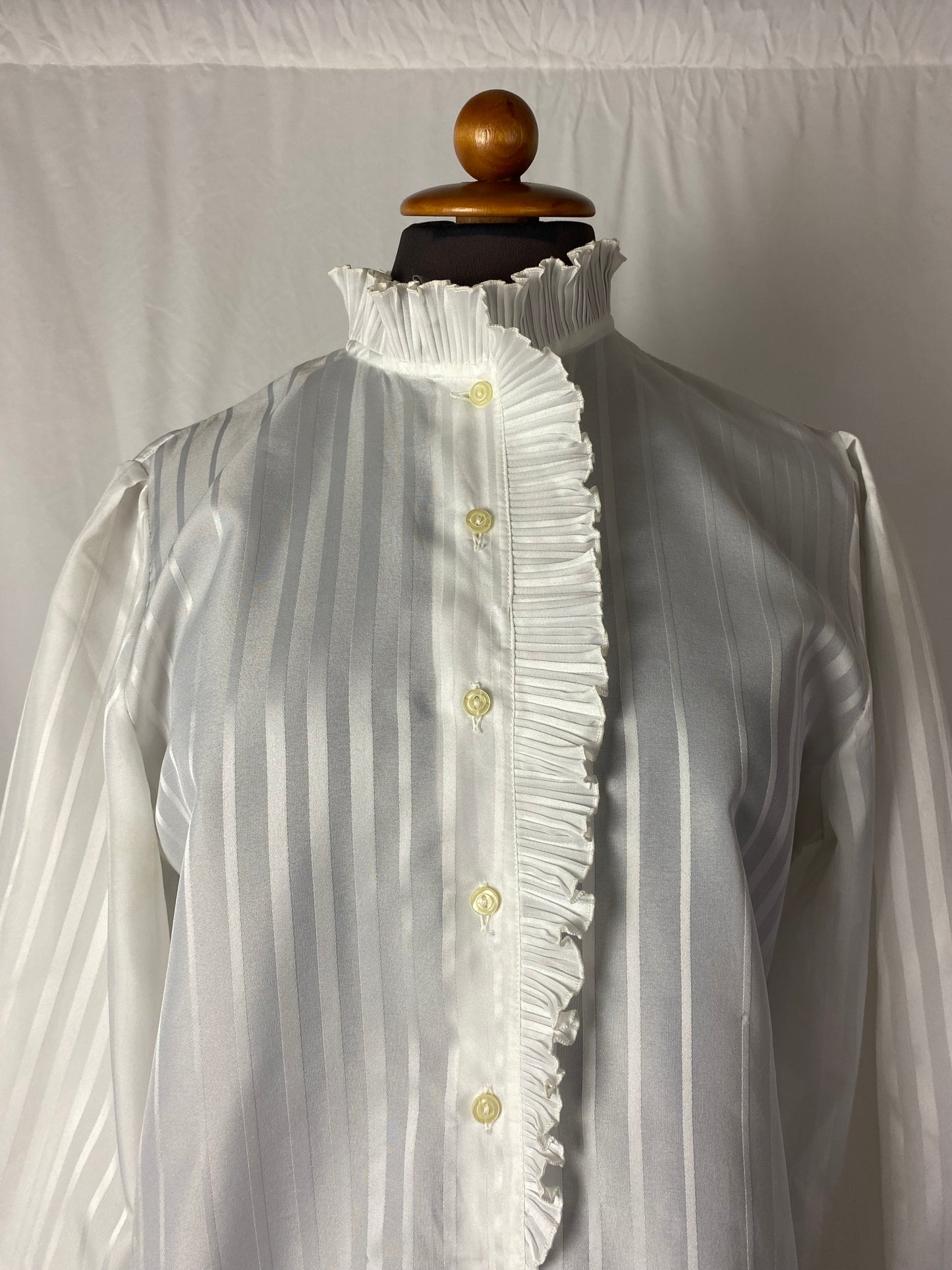 Camicia bianca con rouches - TG. 42/44