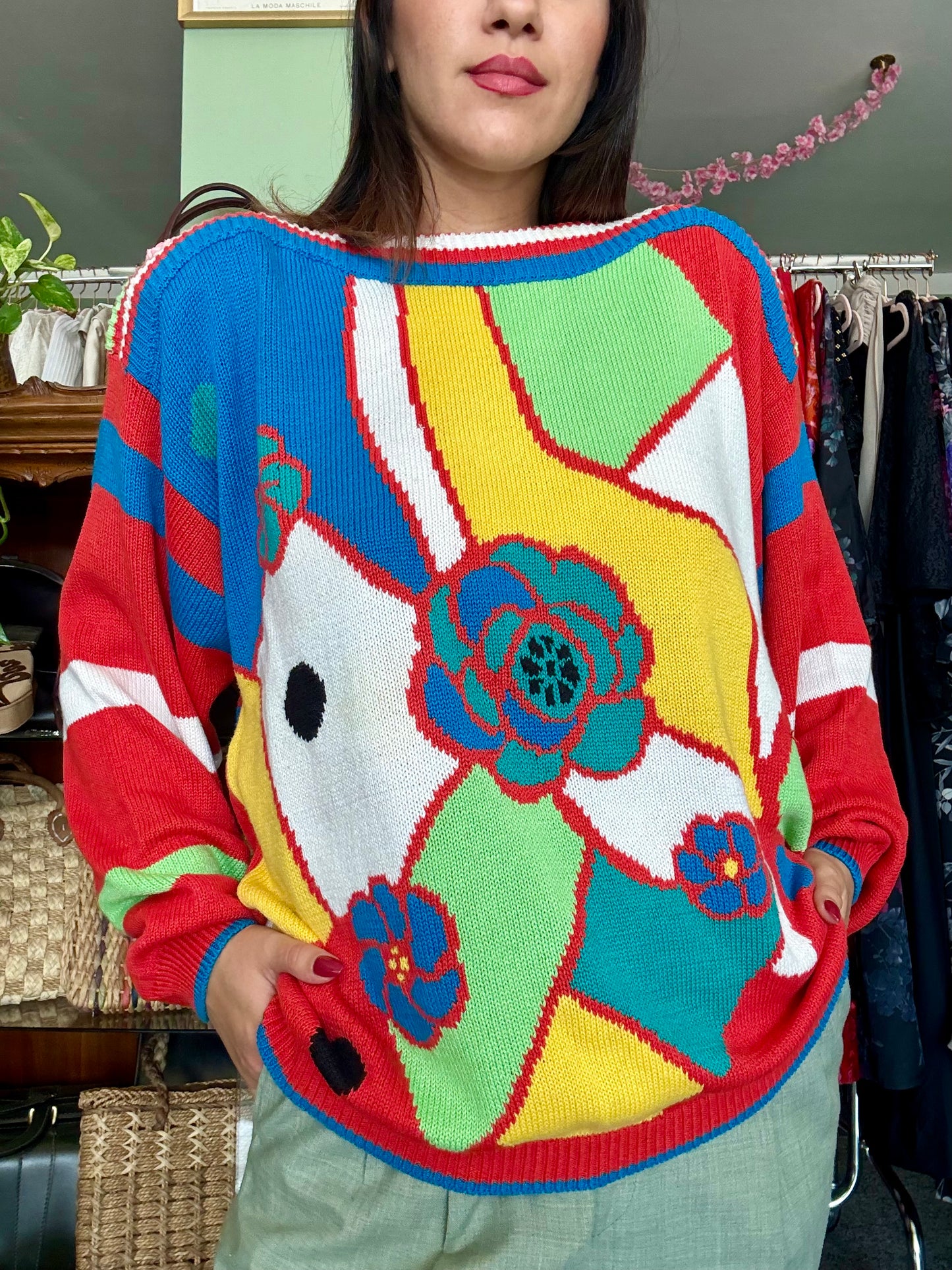 Maglia multicolor anni ‘80 - TG. M/L